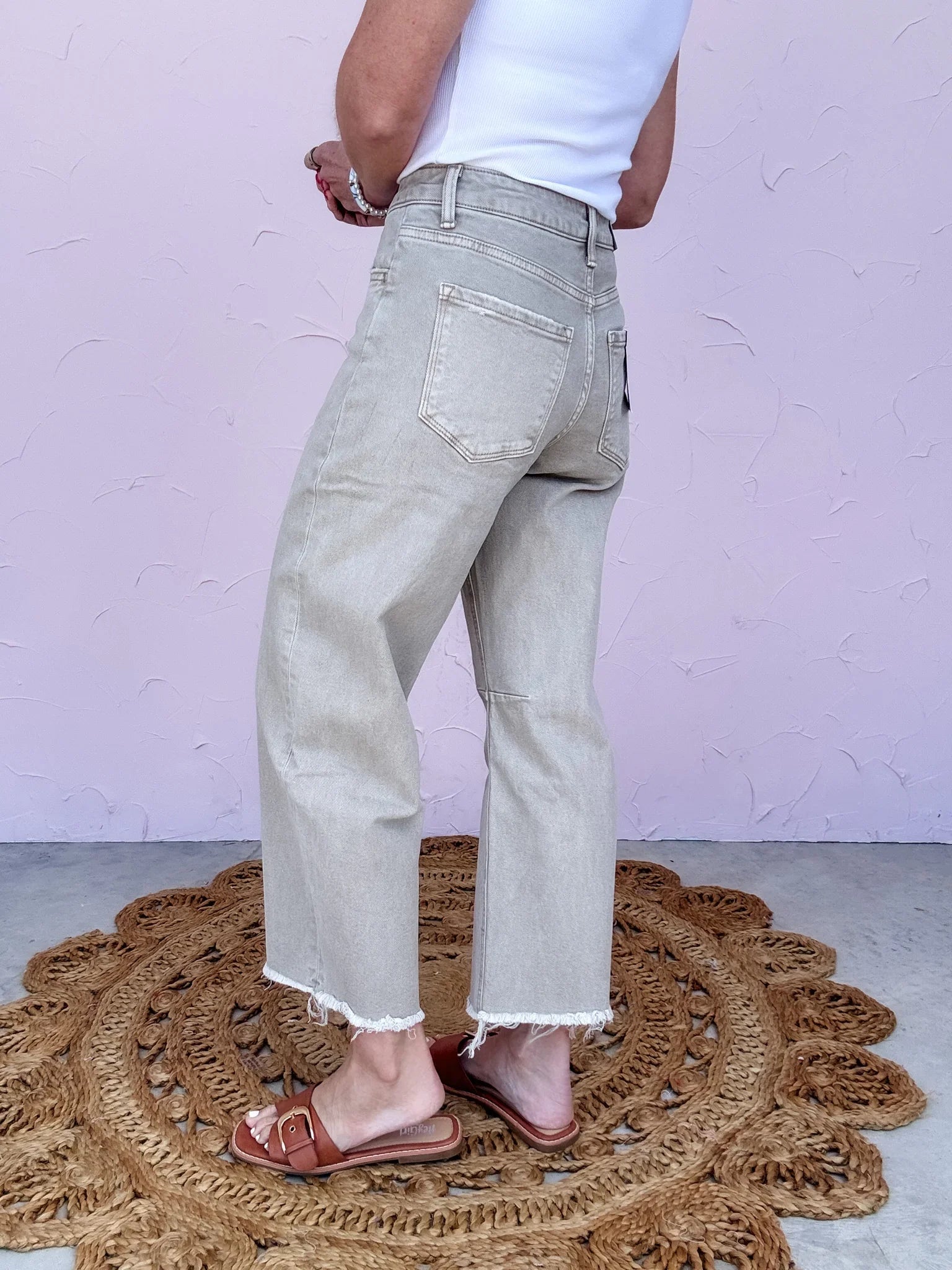 Sandy Lane Barrel Jean