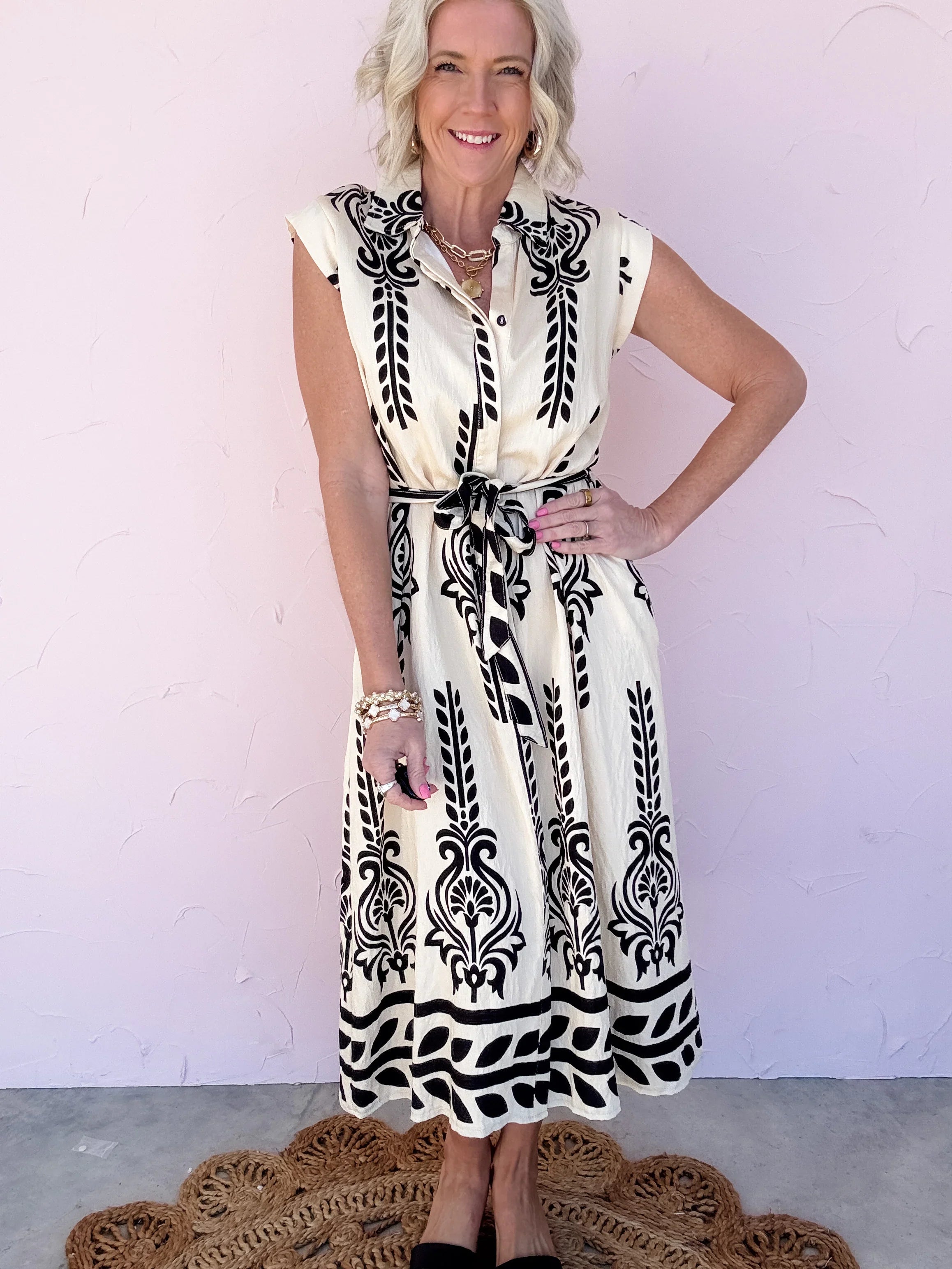 Bold Balance Midi Dress