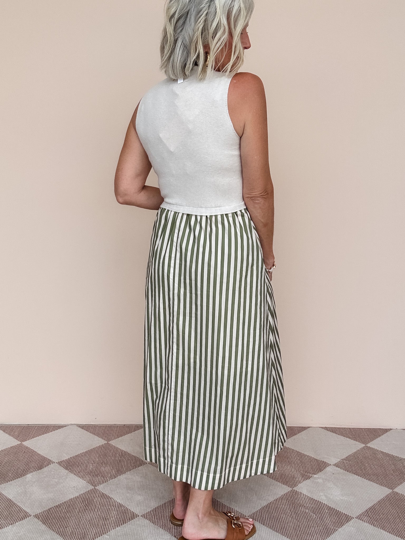 Palmer Dress | Ecru