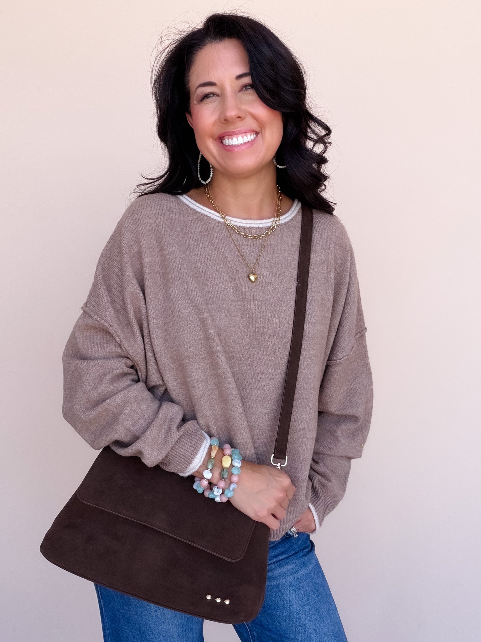 Taupe & True Sweater
