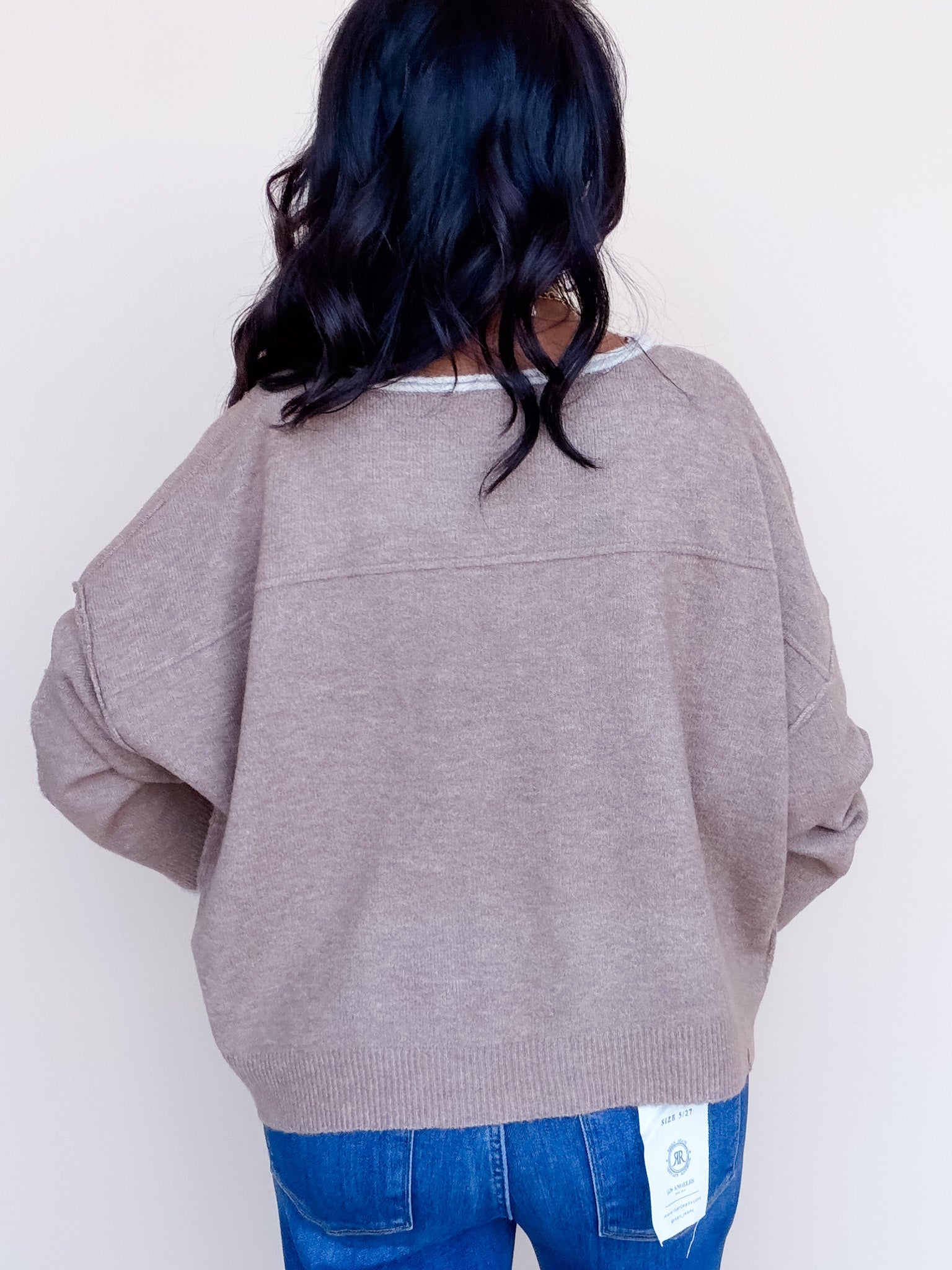 Taupe & True Sweater