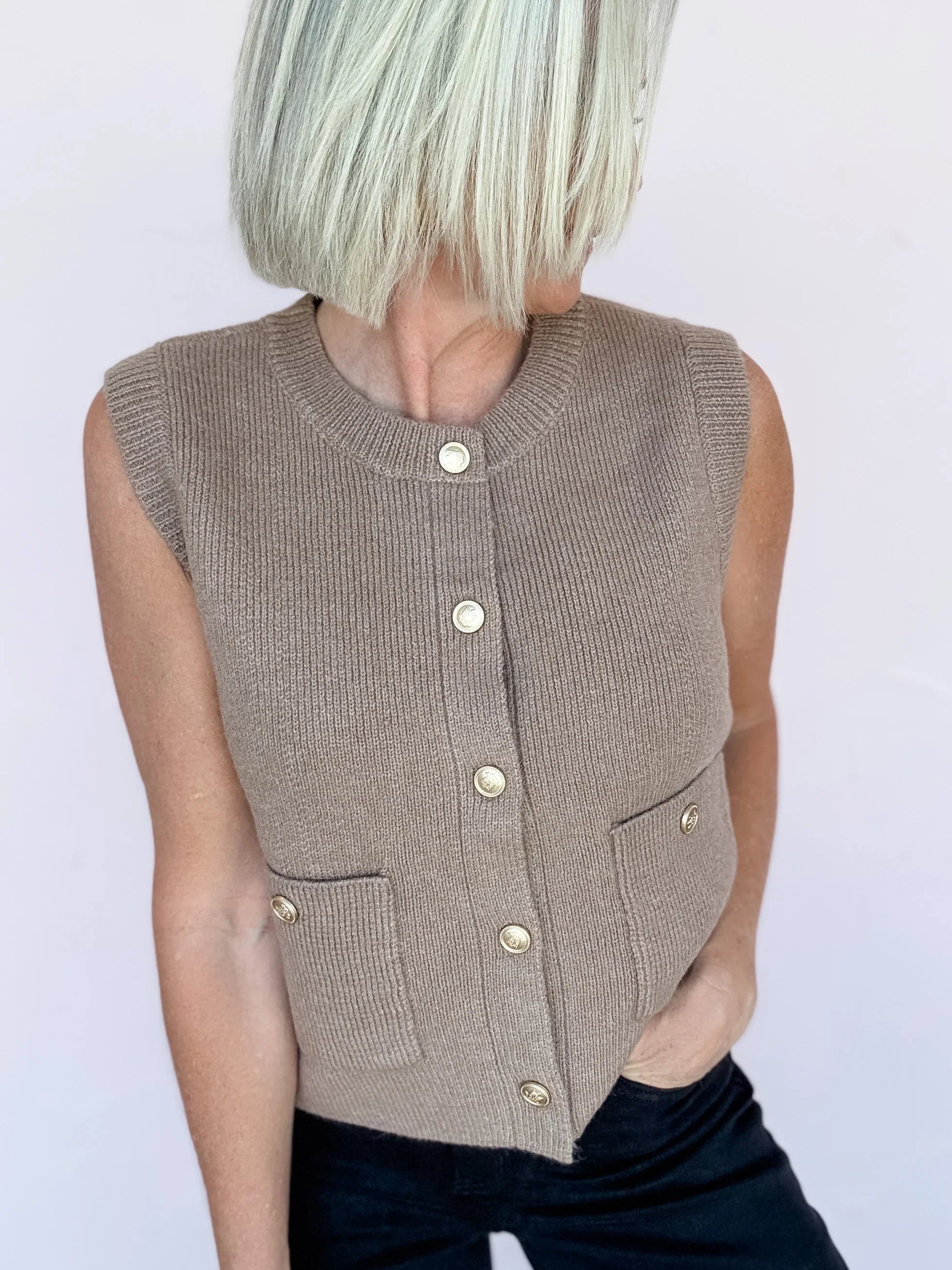 Cool Intentions Sweater Vest - FINAL SALE