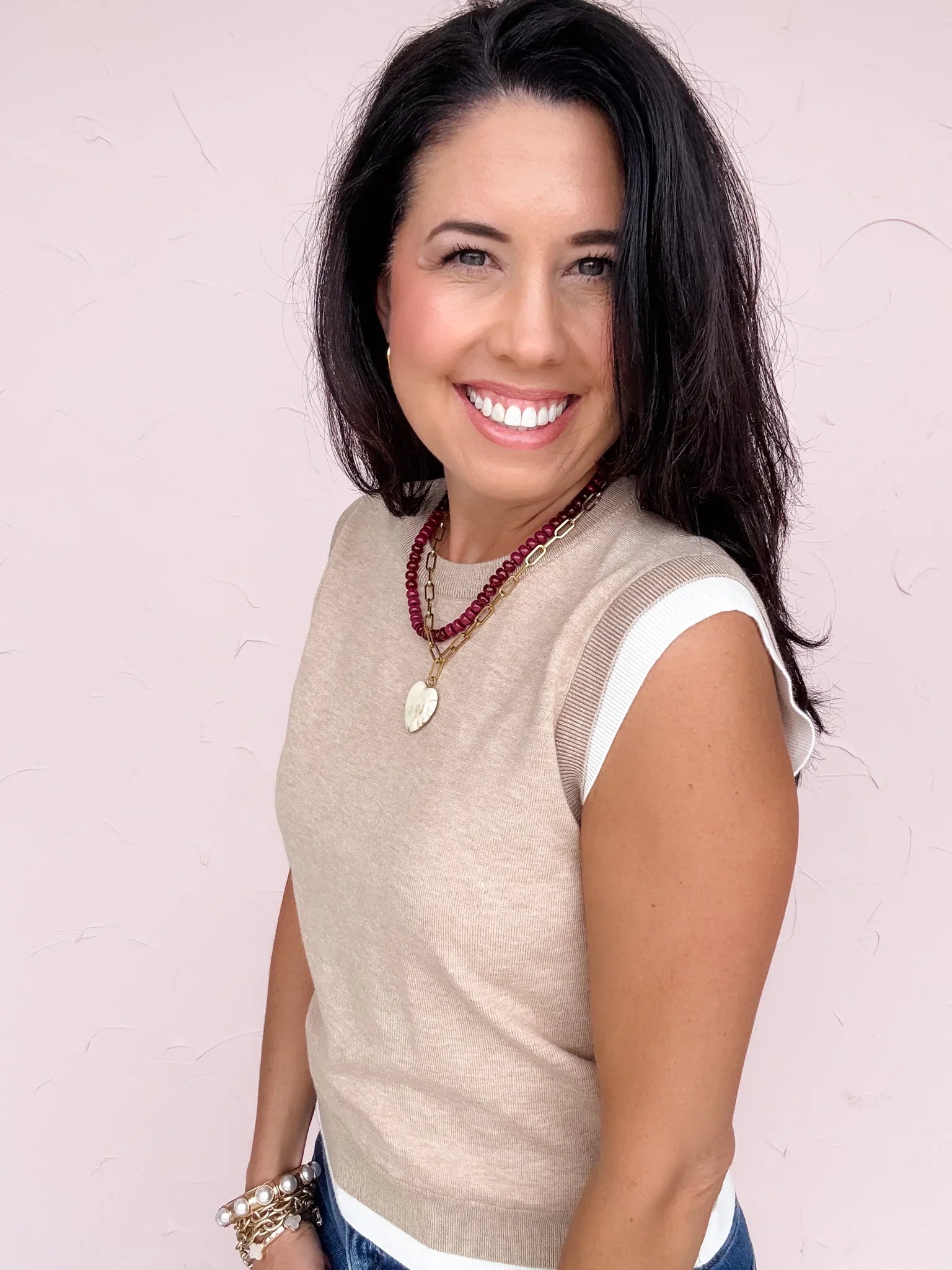 Arden Layered Sweater Tank - 30% Off