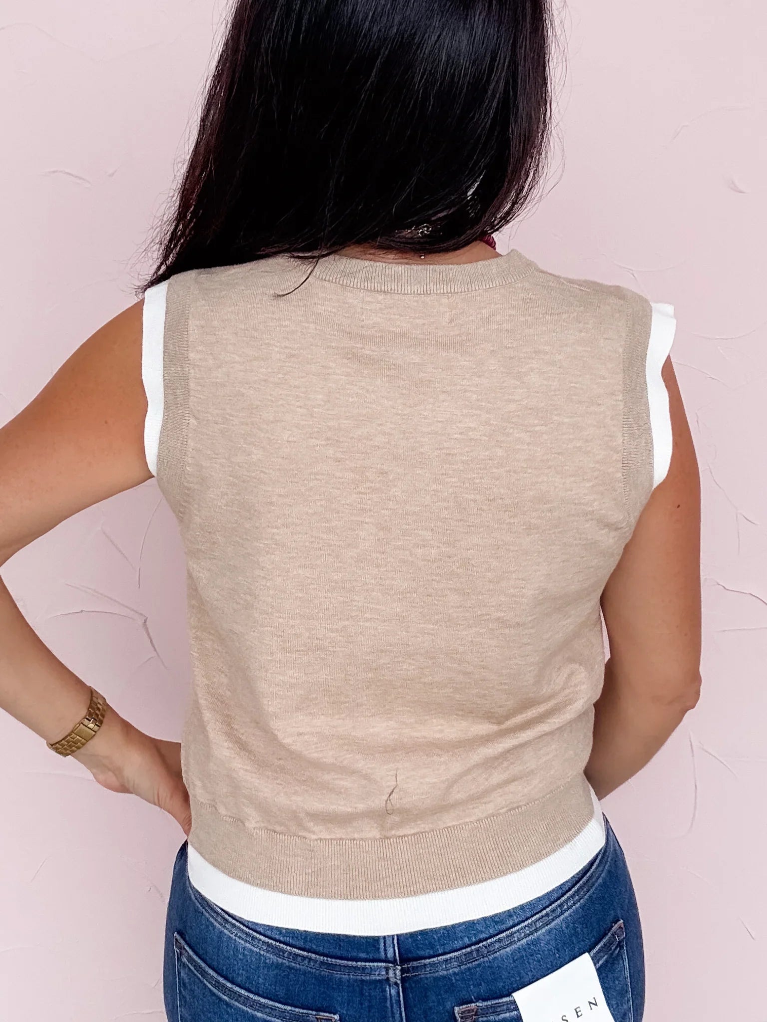 Arden Layered Sweater Tank - 30% Off
