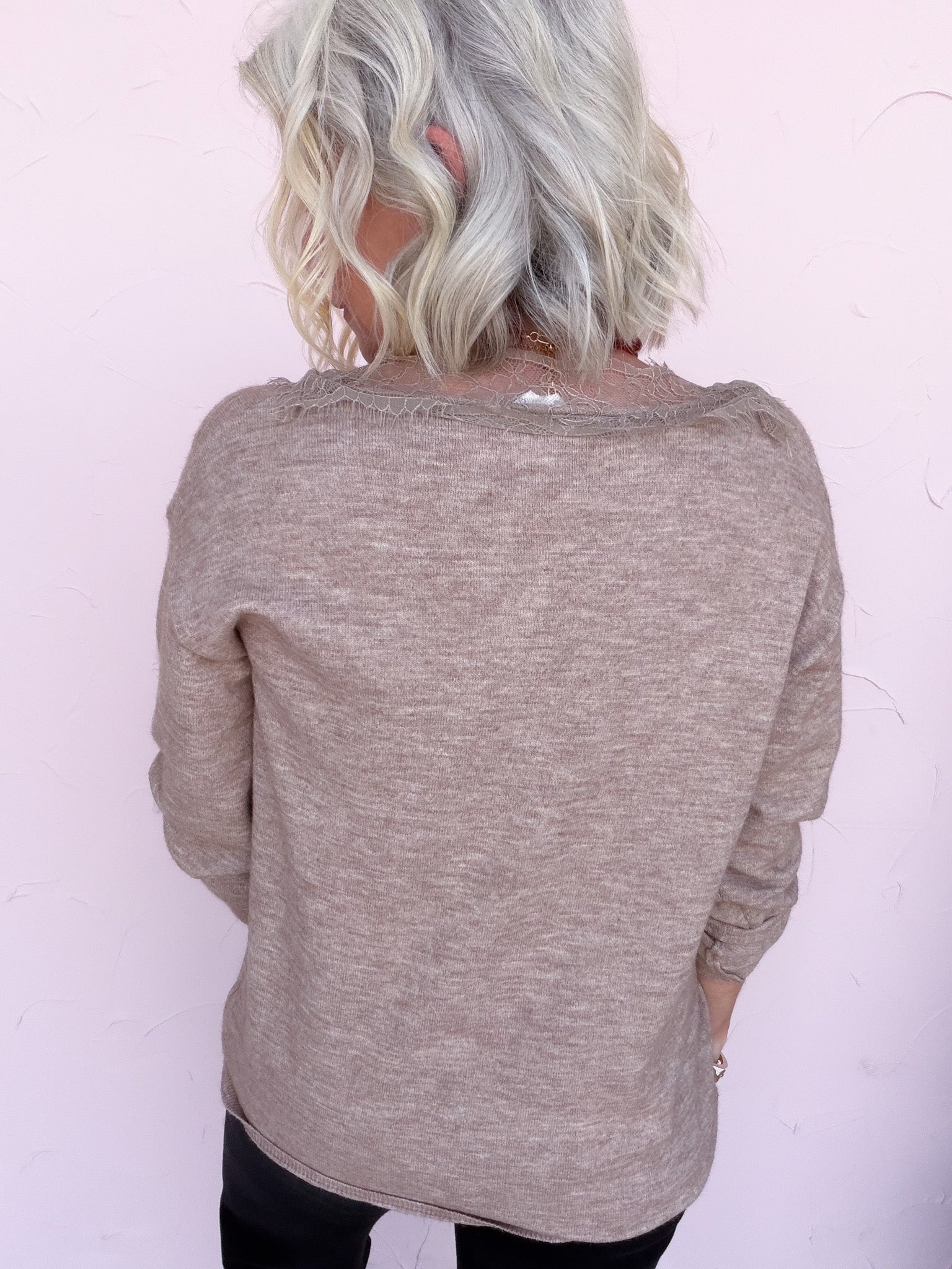 Lace Expectations Top