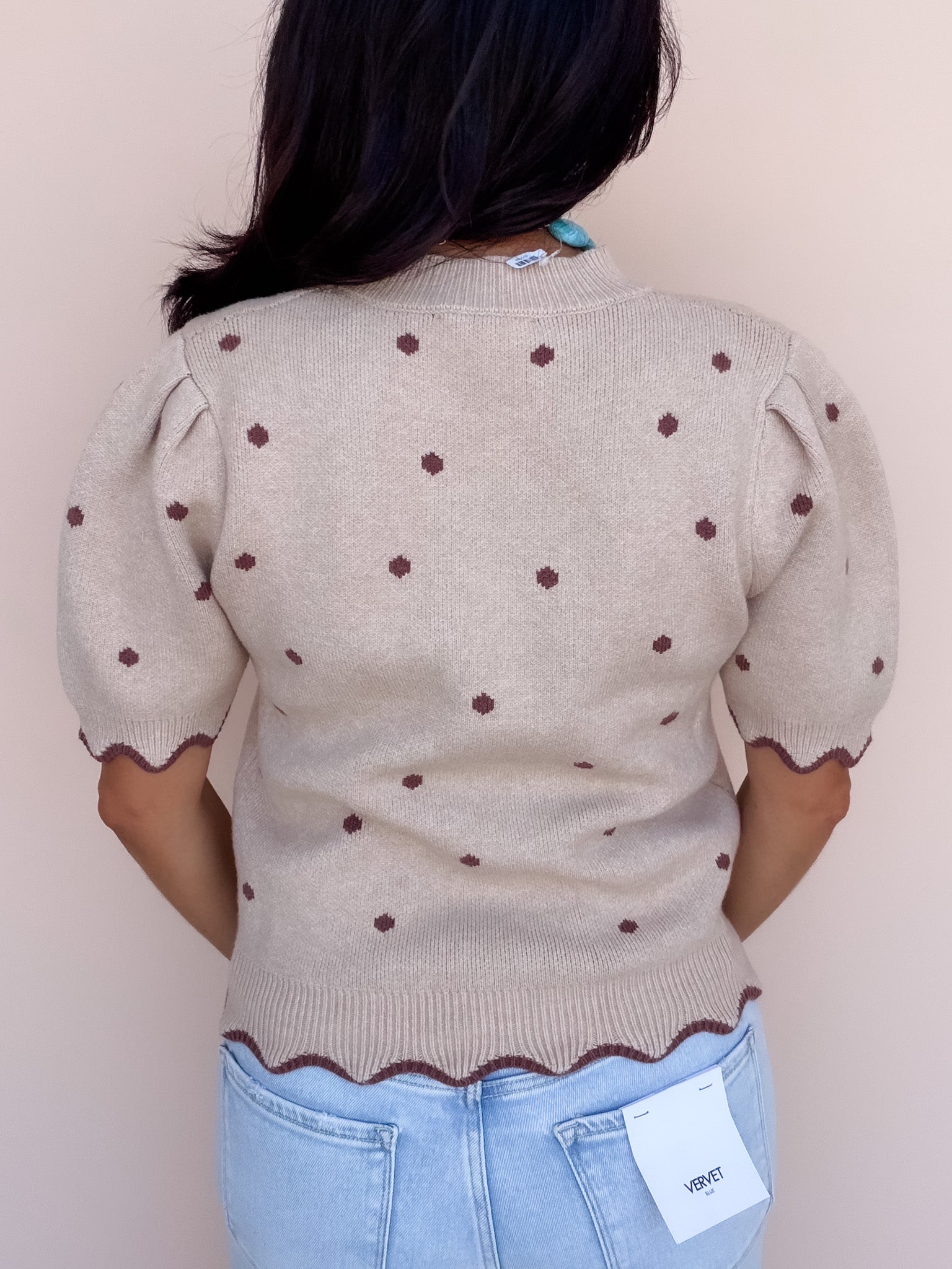 Dotted Delight Knit Top