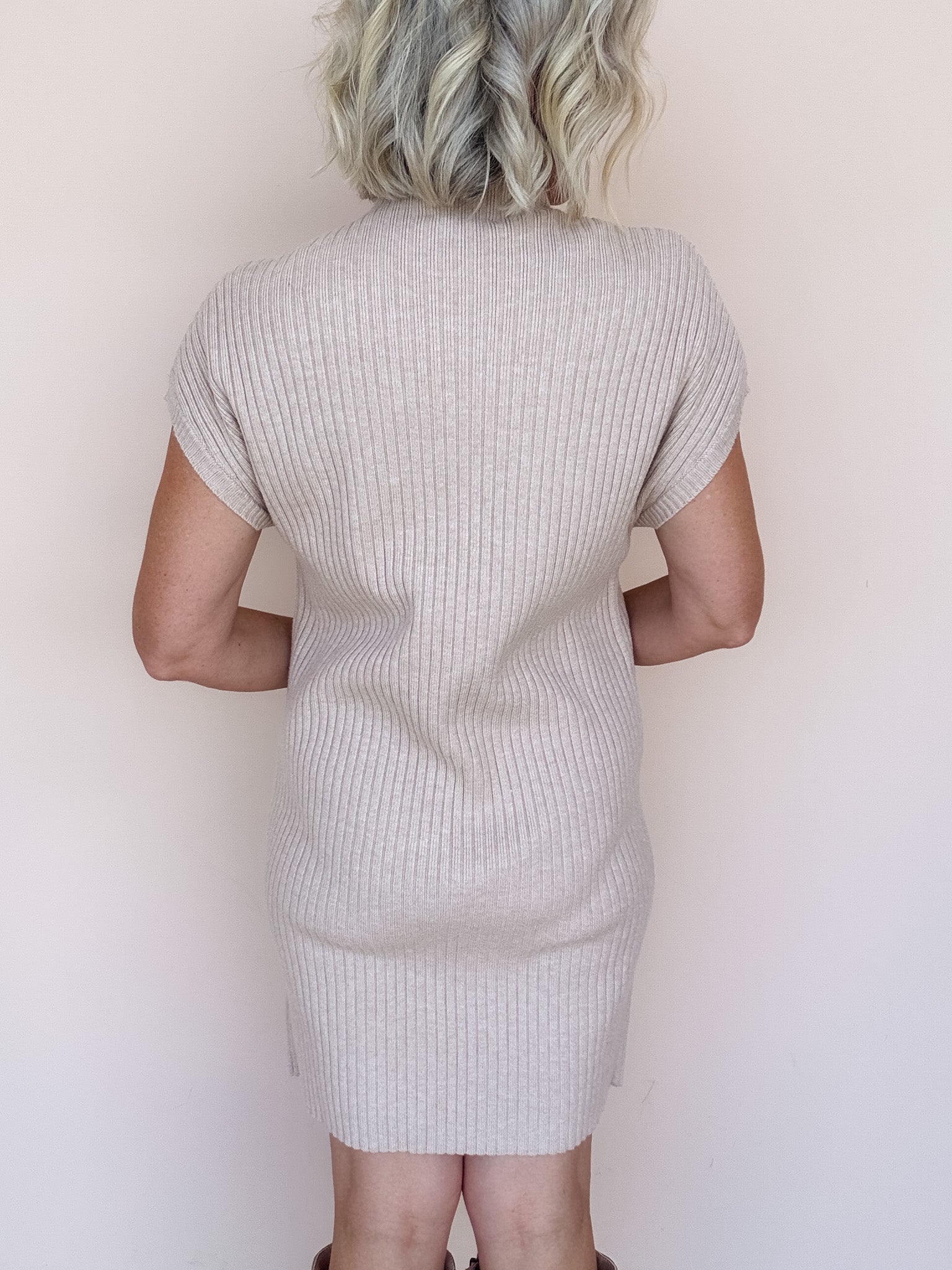 Sedona Sweater Dress | Taupe
