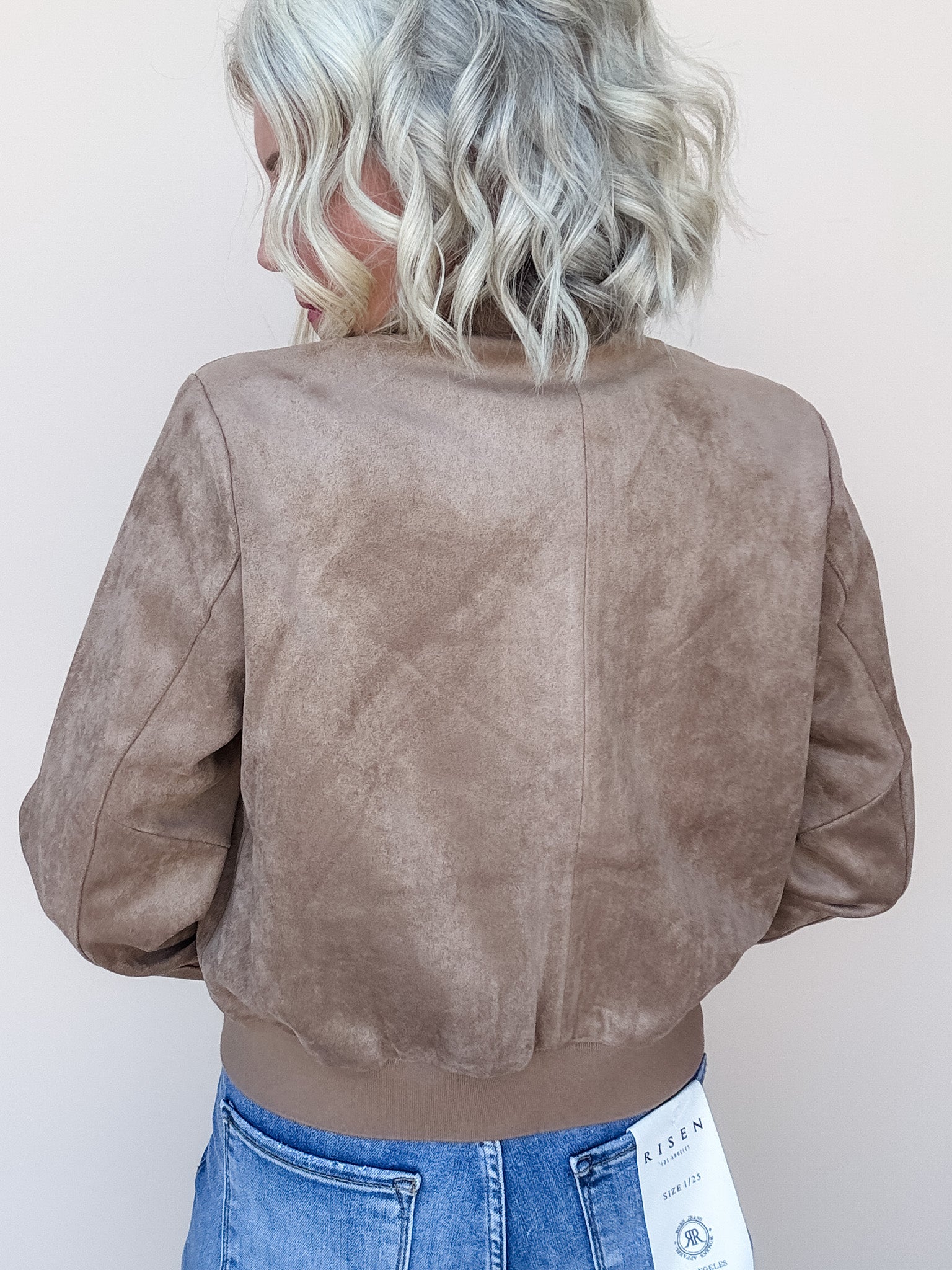 Camden Suede Bomber