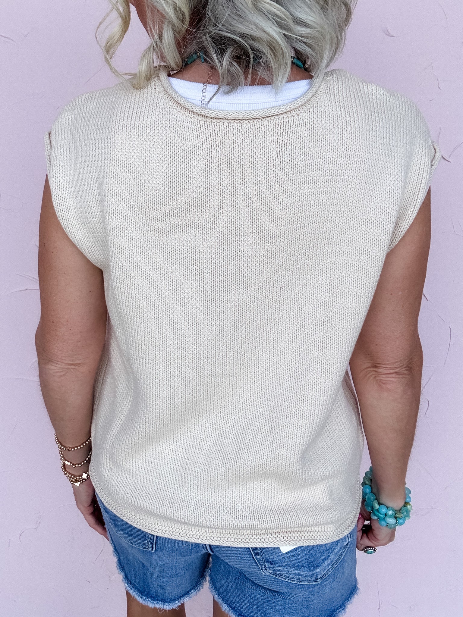 Quiet Luxury Sweater Tank
