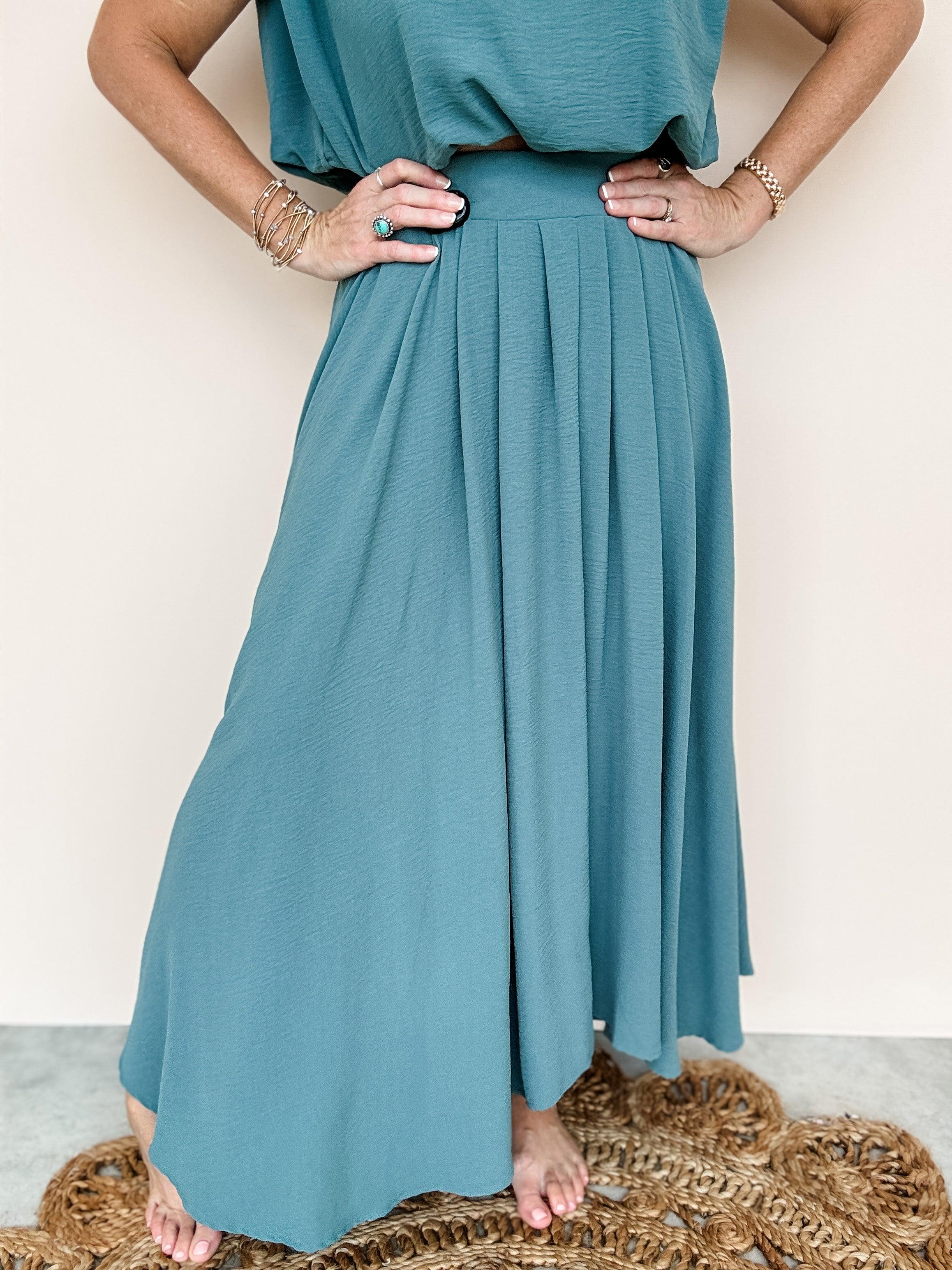 Moonlit Mist Midi Skirt