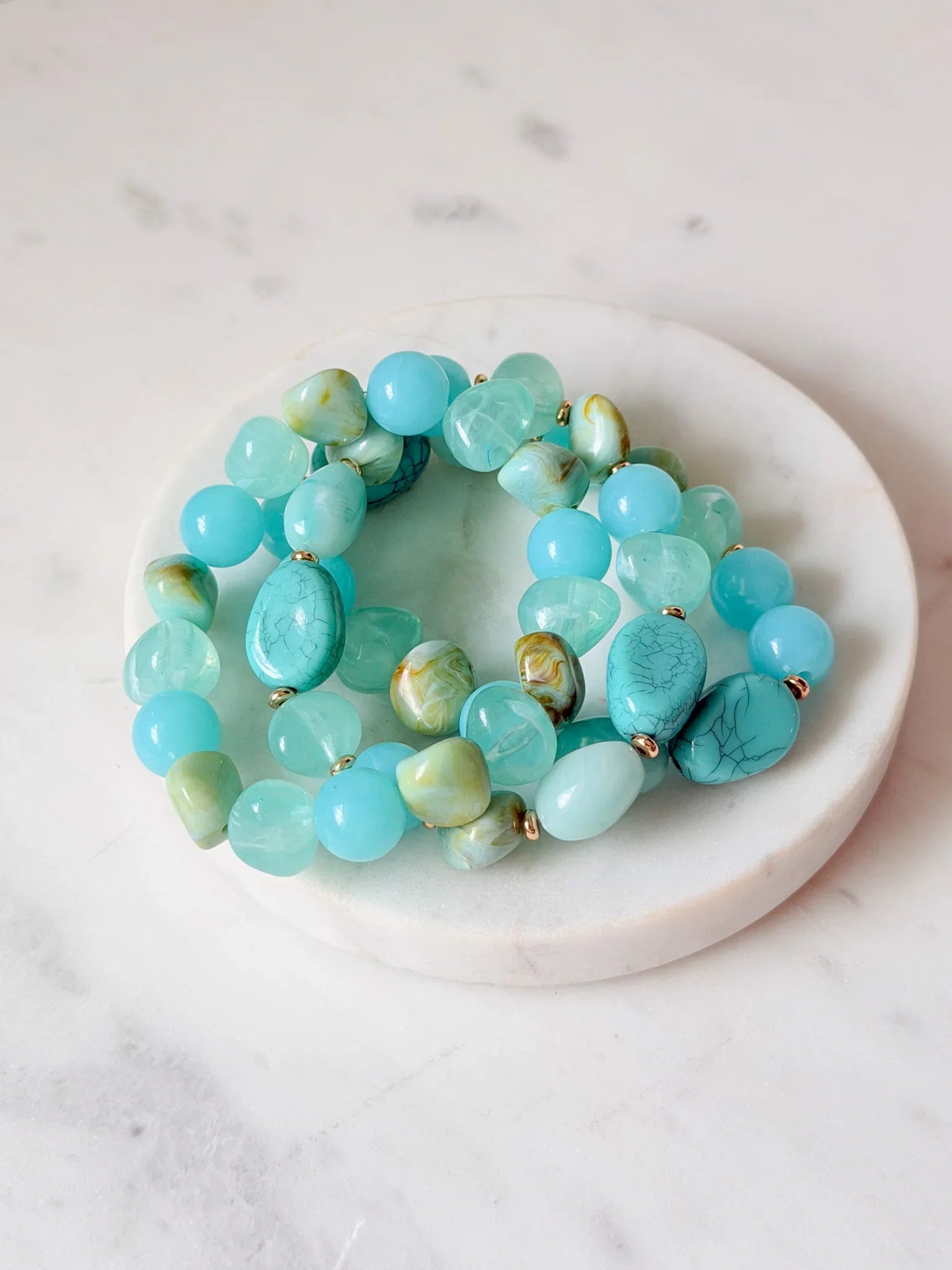 Seafoam Serenade Bracelet Set