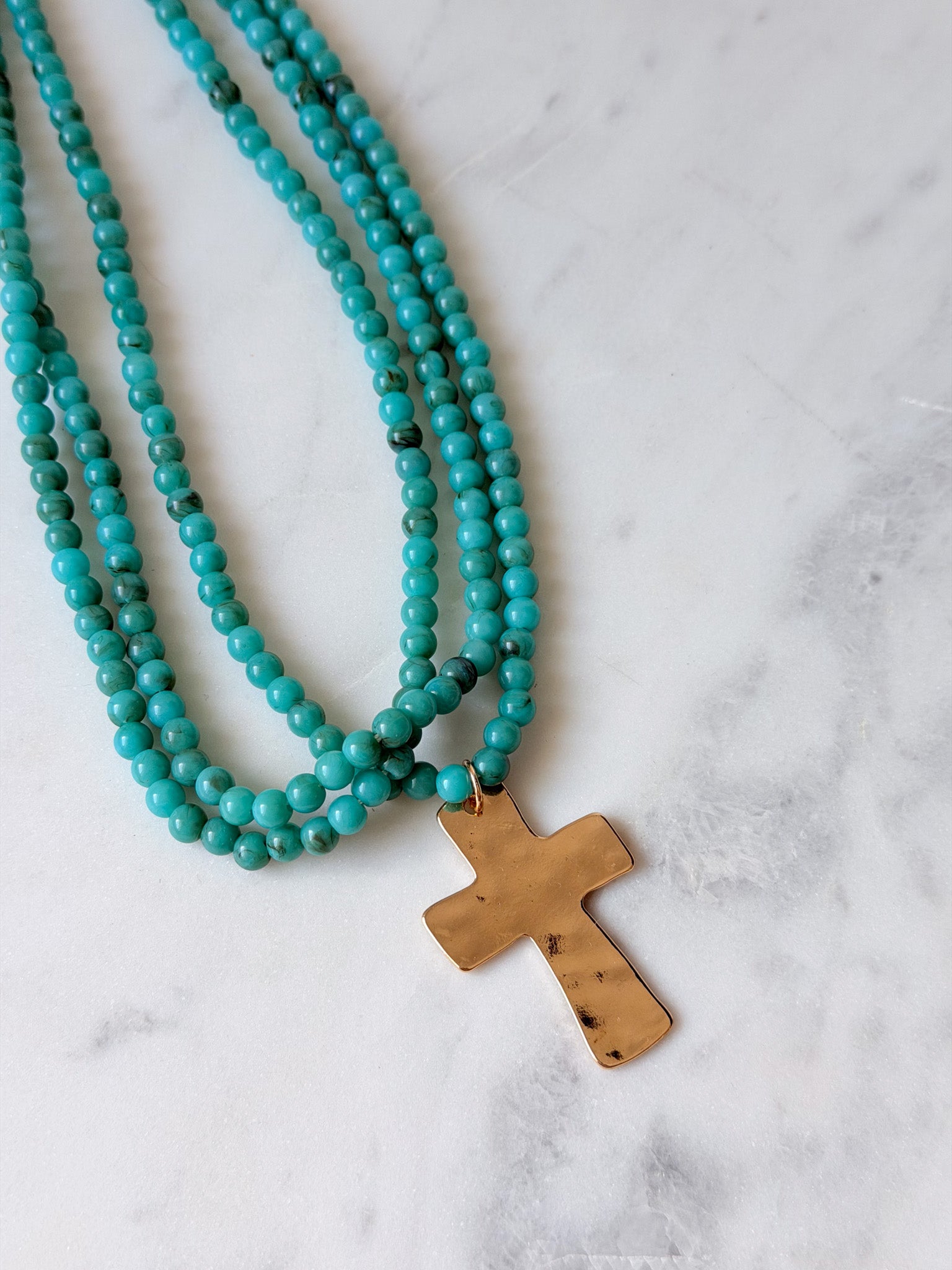 Sky Light Cross Necklace
