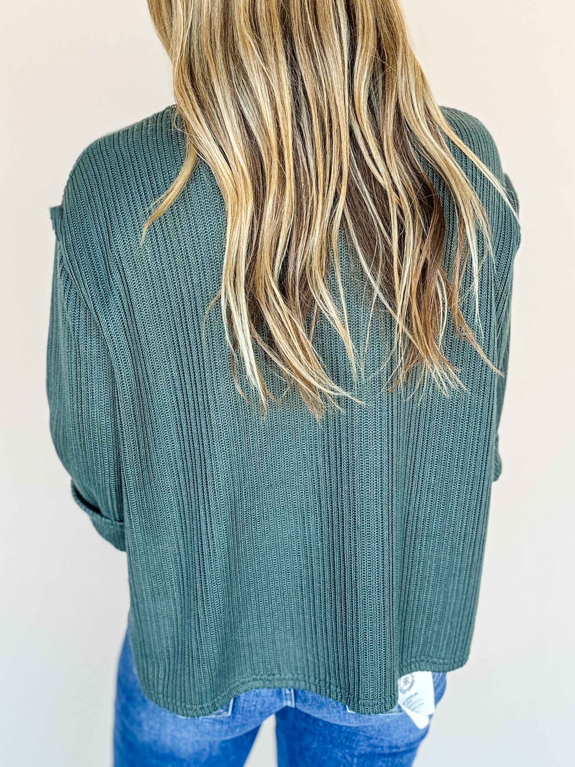 Sage Serenity Knit Top