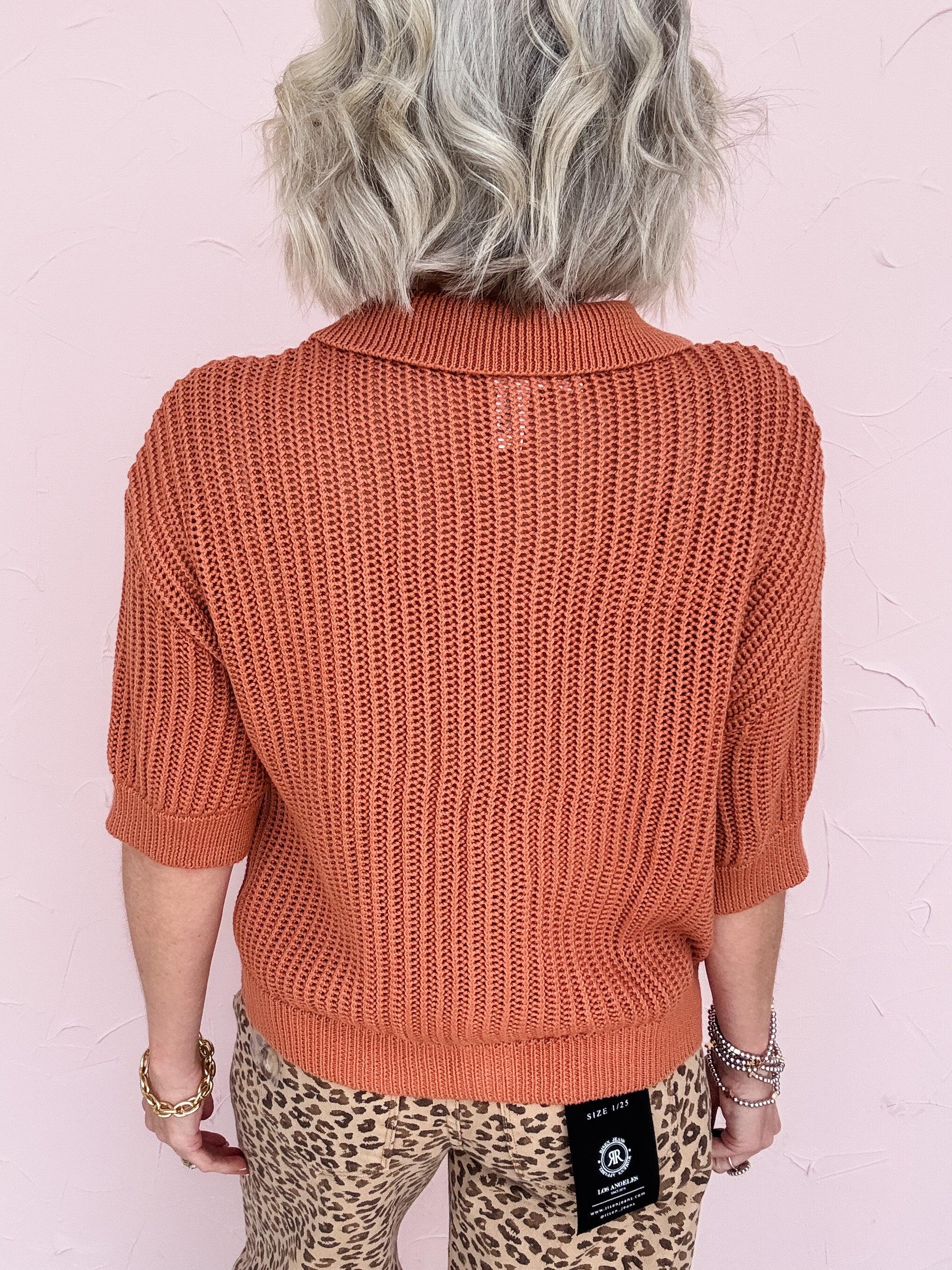 Terracotta Time Cardigan