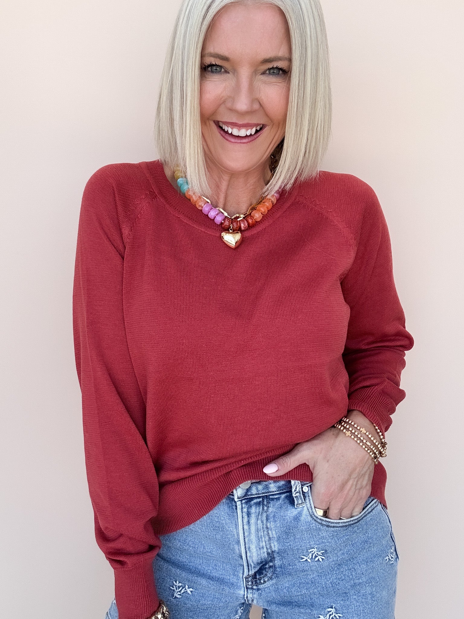 Westfield Crew Sweater | Poppy