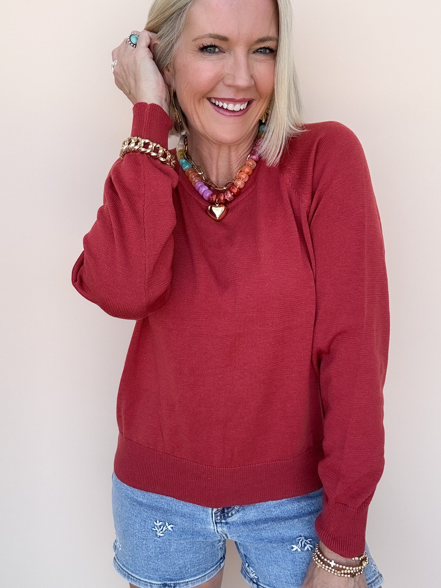 Westfield Crew Sweater | Poppy
