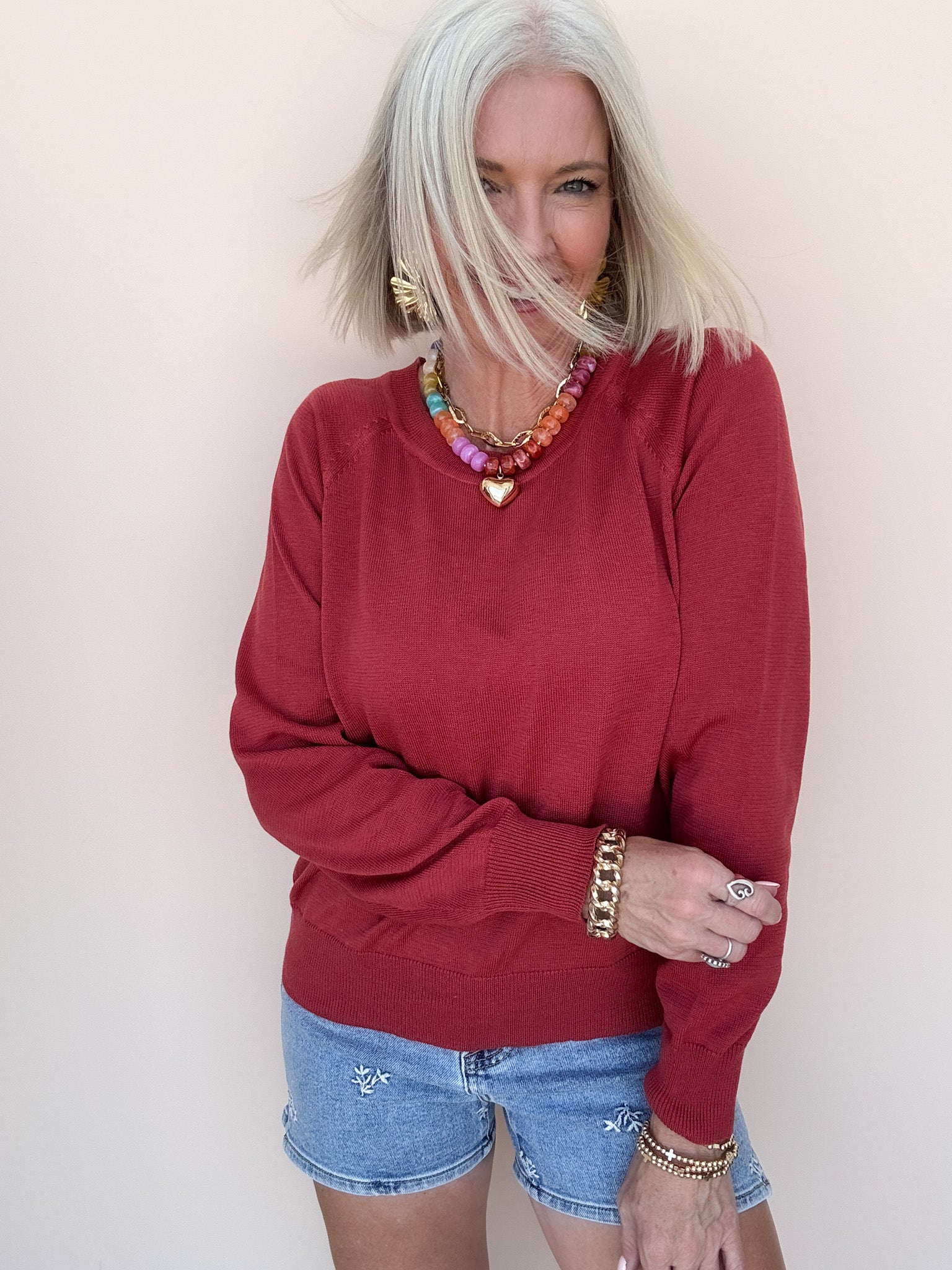 Westfield Crew Sweater | Poppy