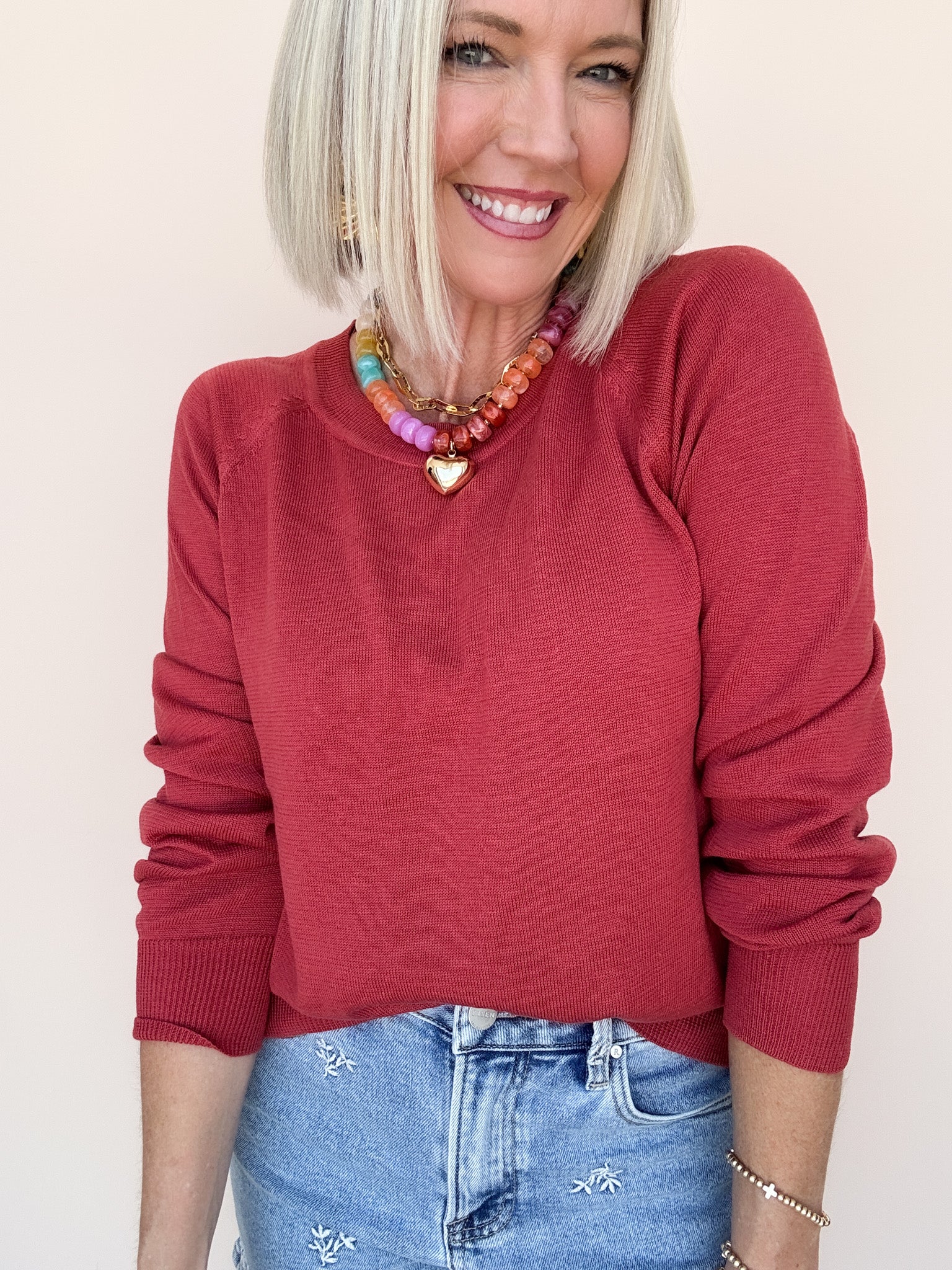 Westfield Crew Sweater | Poppy