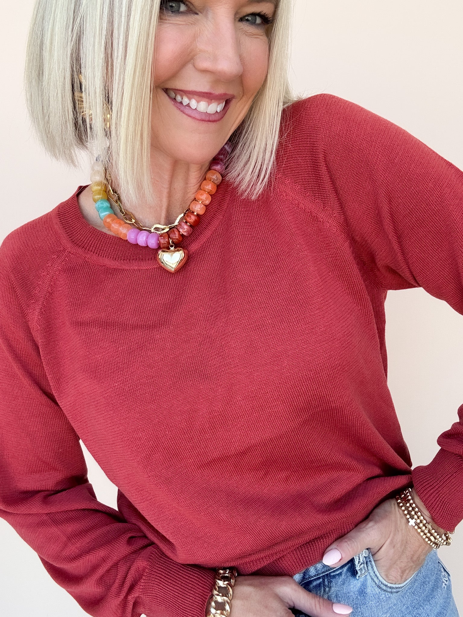 Westfield Crew Sweater | Poppy