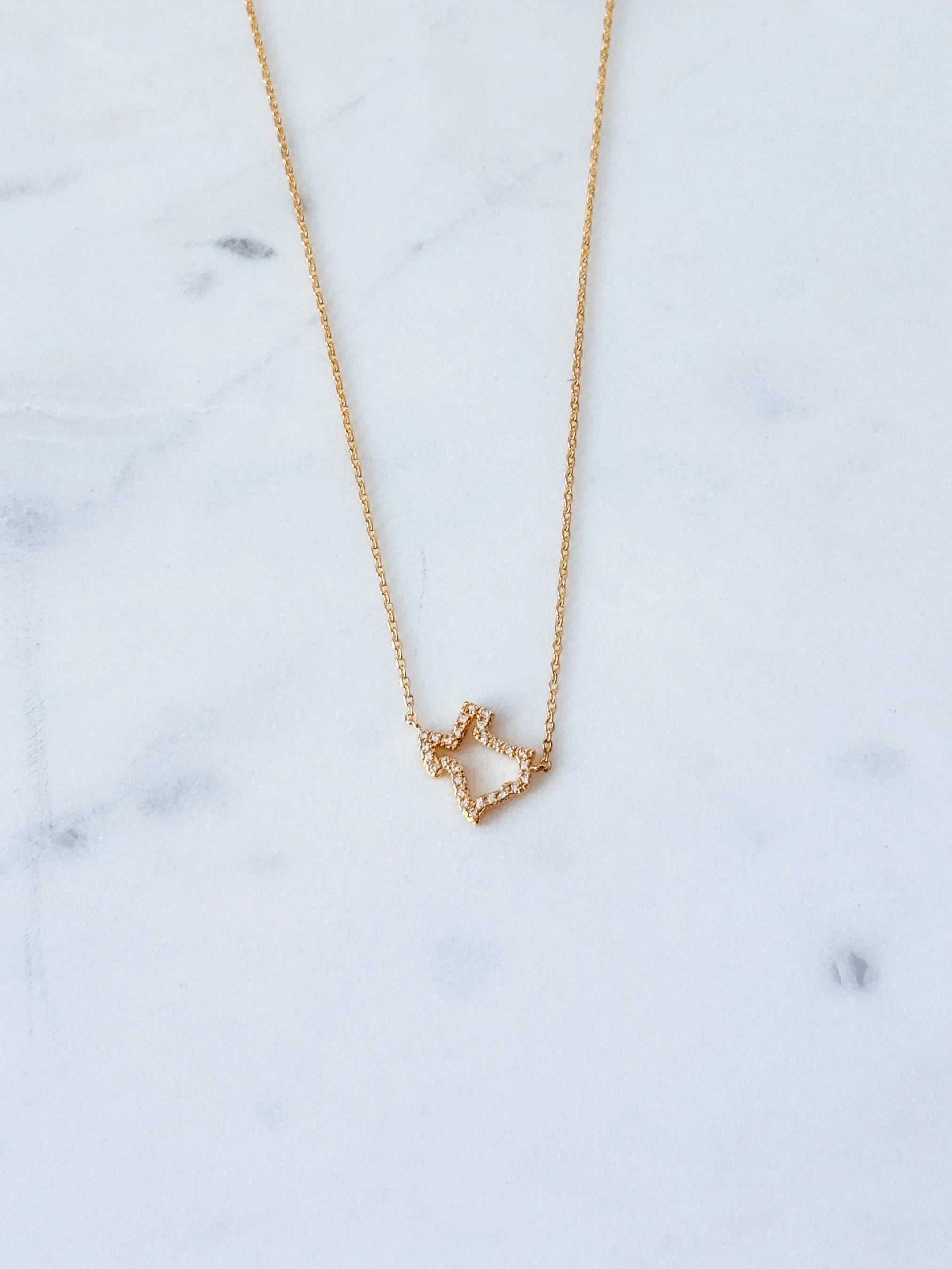 Texas Rhinestone Necklace