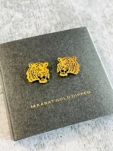 Tiger Game Day Earrings - Vintage Soul