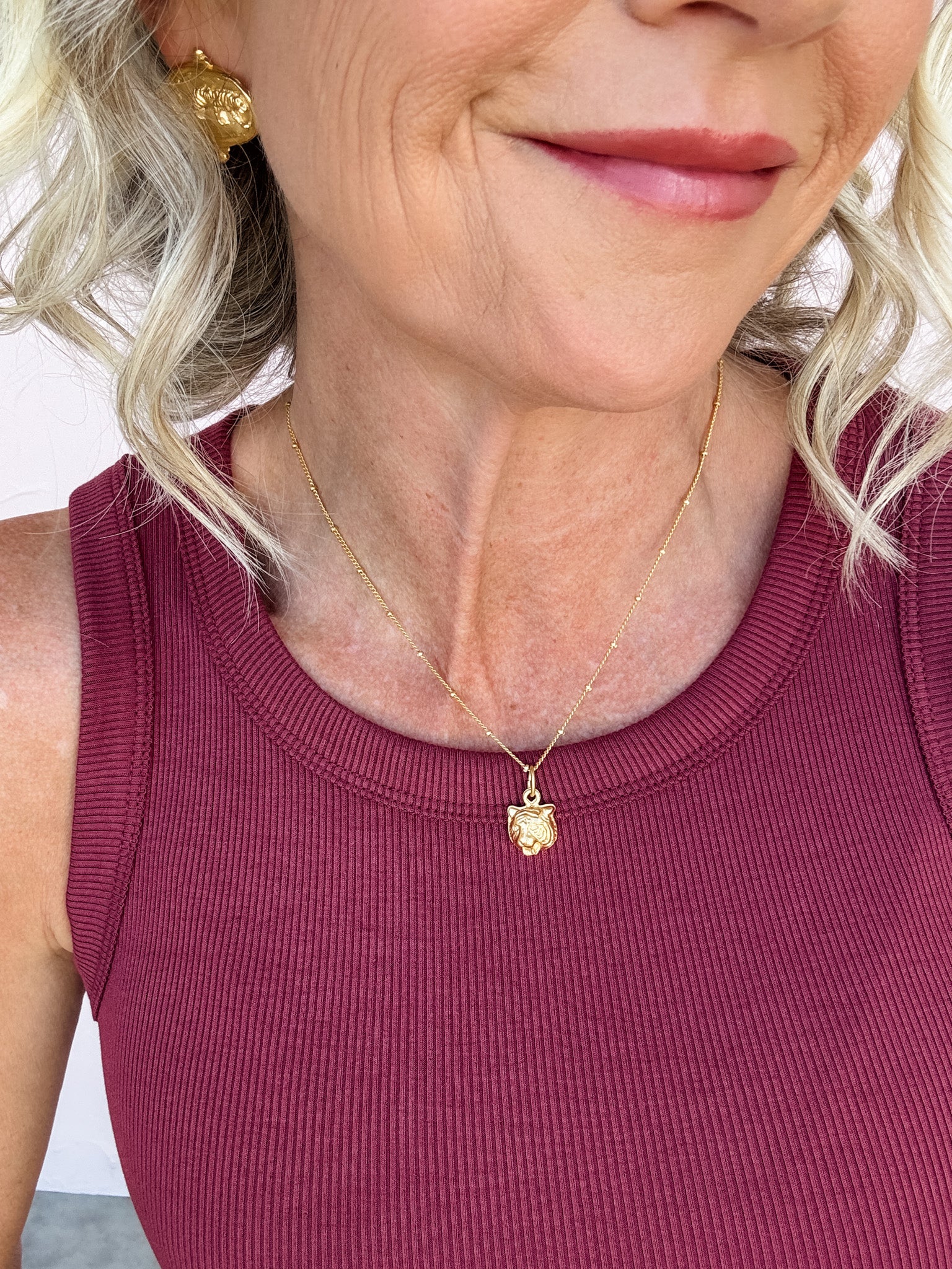 Tiger Prowl Pendant Necklace | Susan Shaw