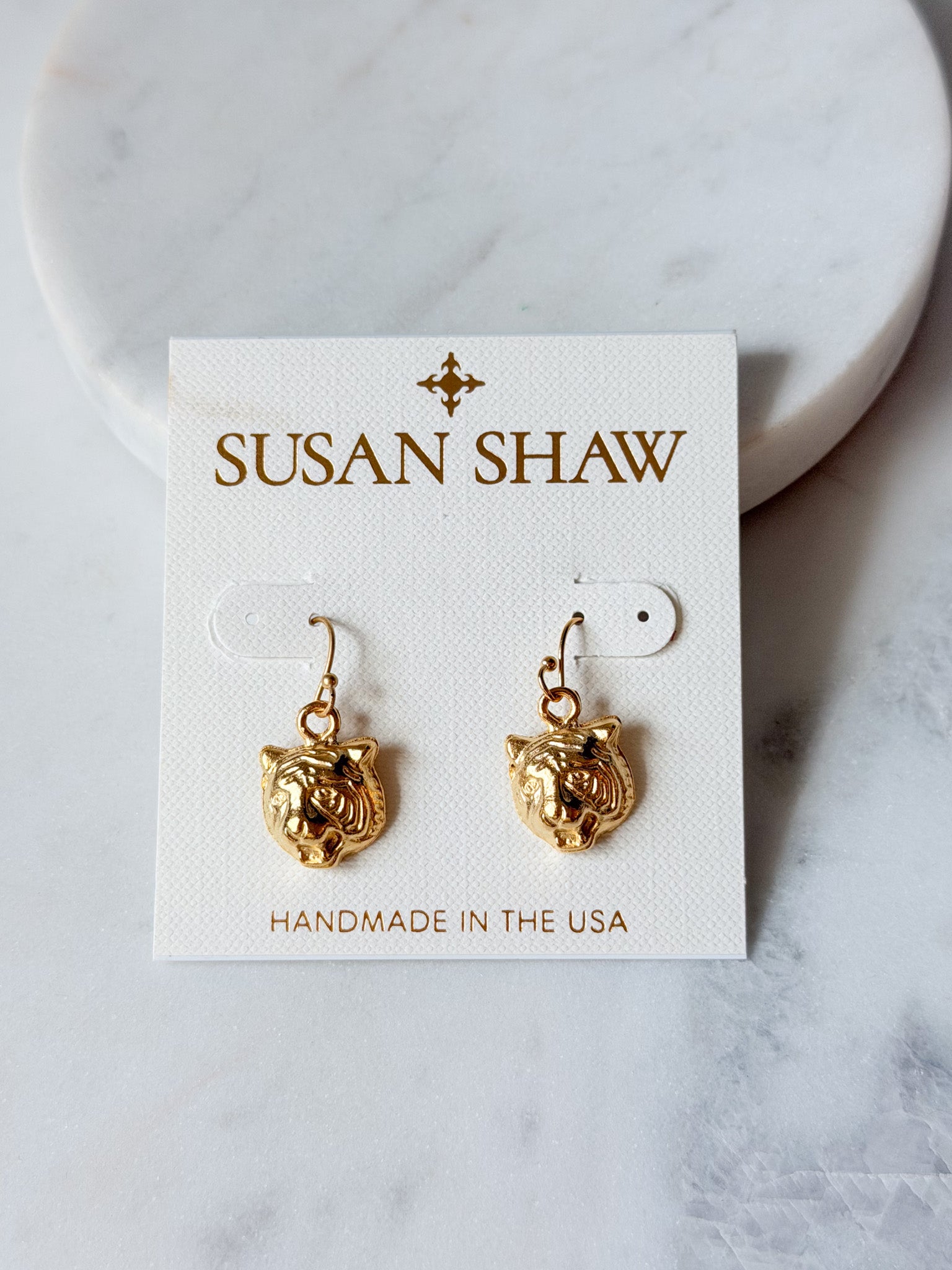 Wild Spirit Tiger Earrings | Susan Shaw