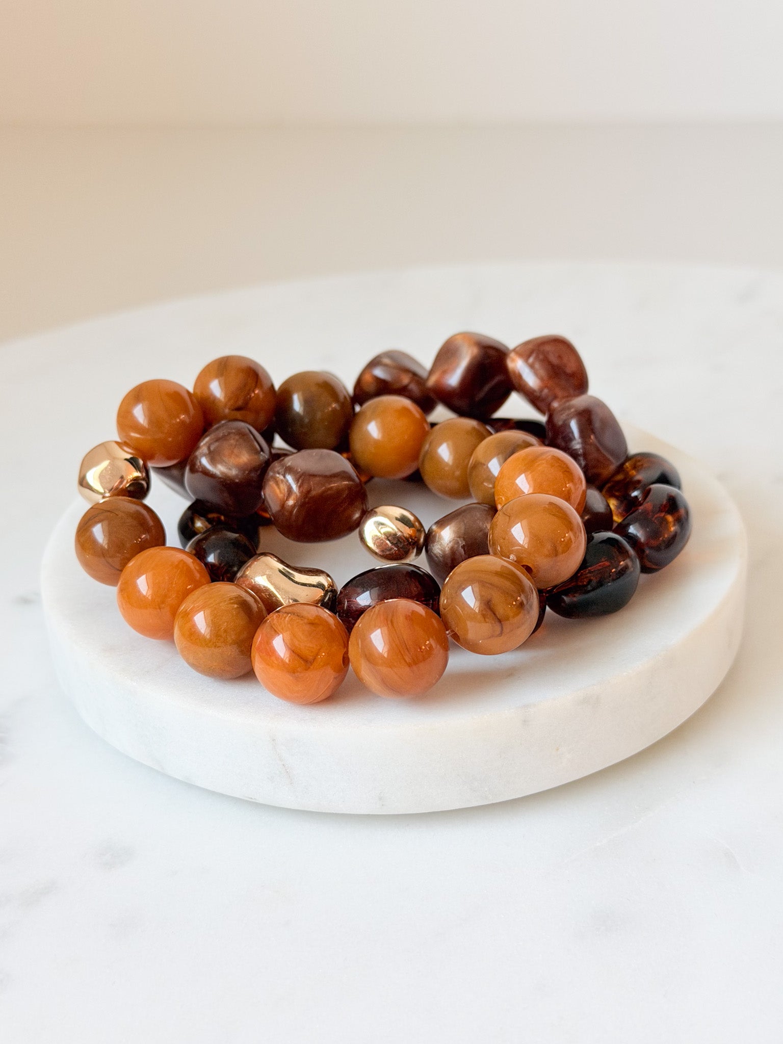 Honey Bourbon Bracelet Set