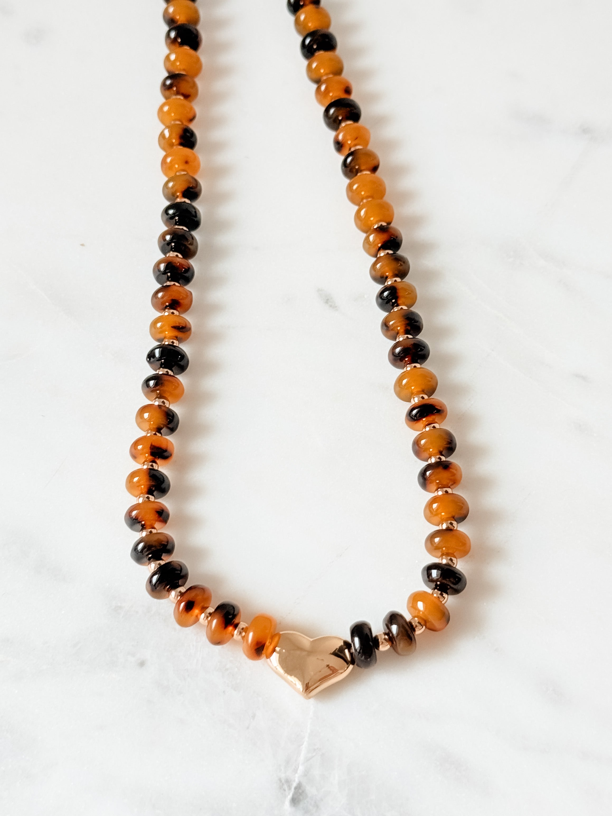 Ember Devotion Beaded Necklace