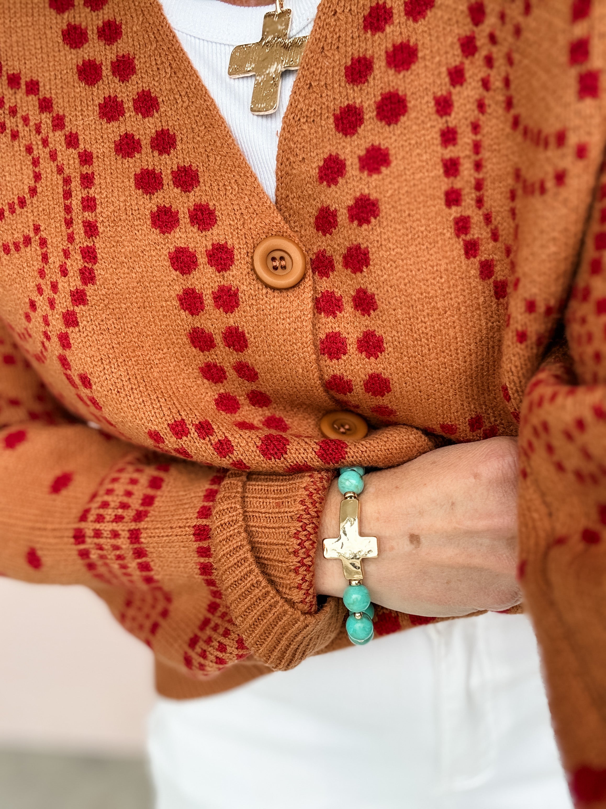 Open Sky Cross Bracelet