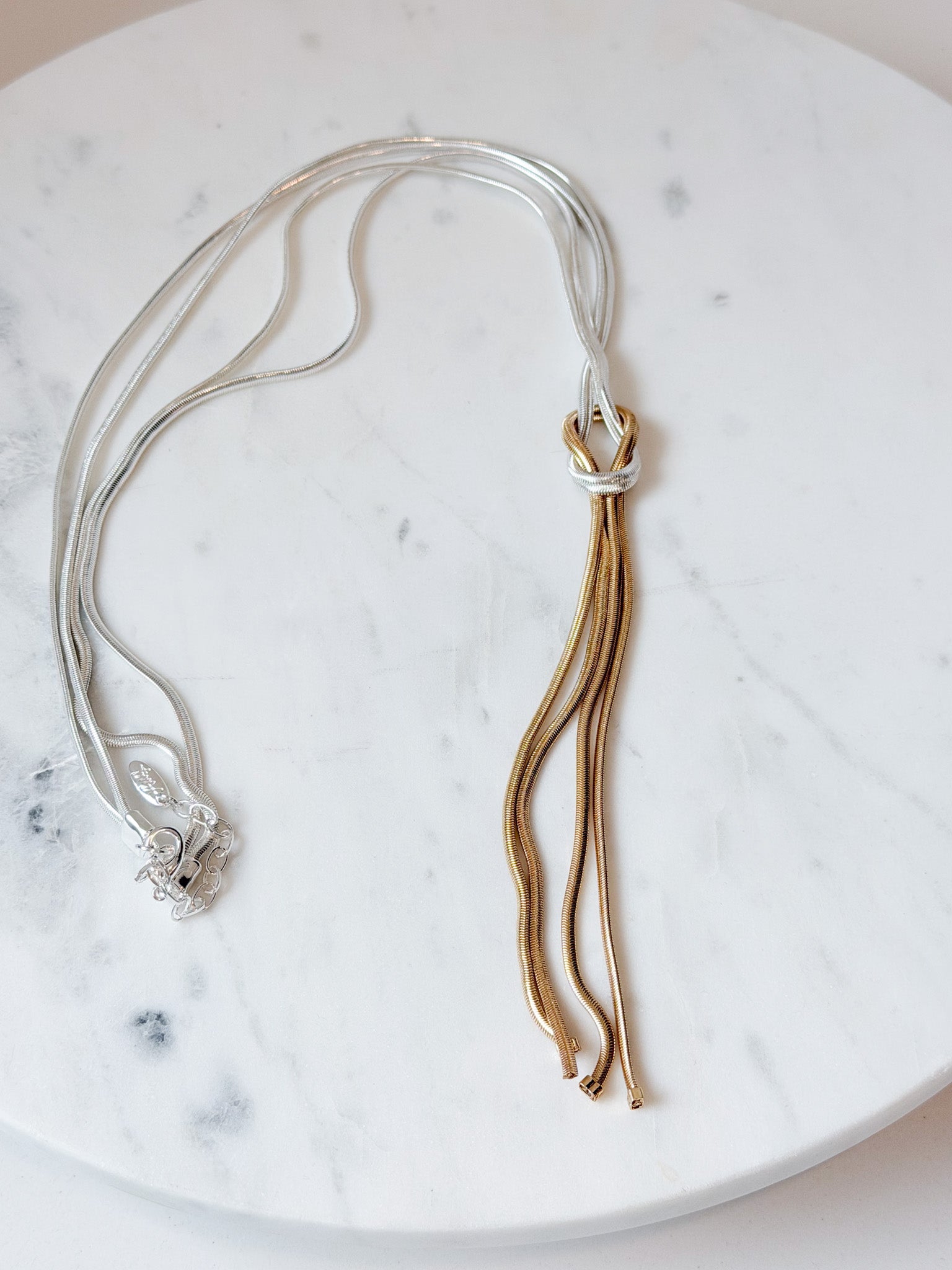 Timeless Affair Two Tone Necklace