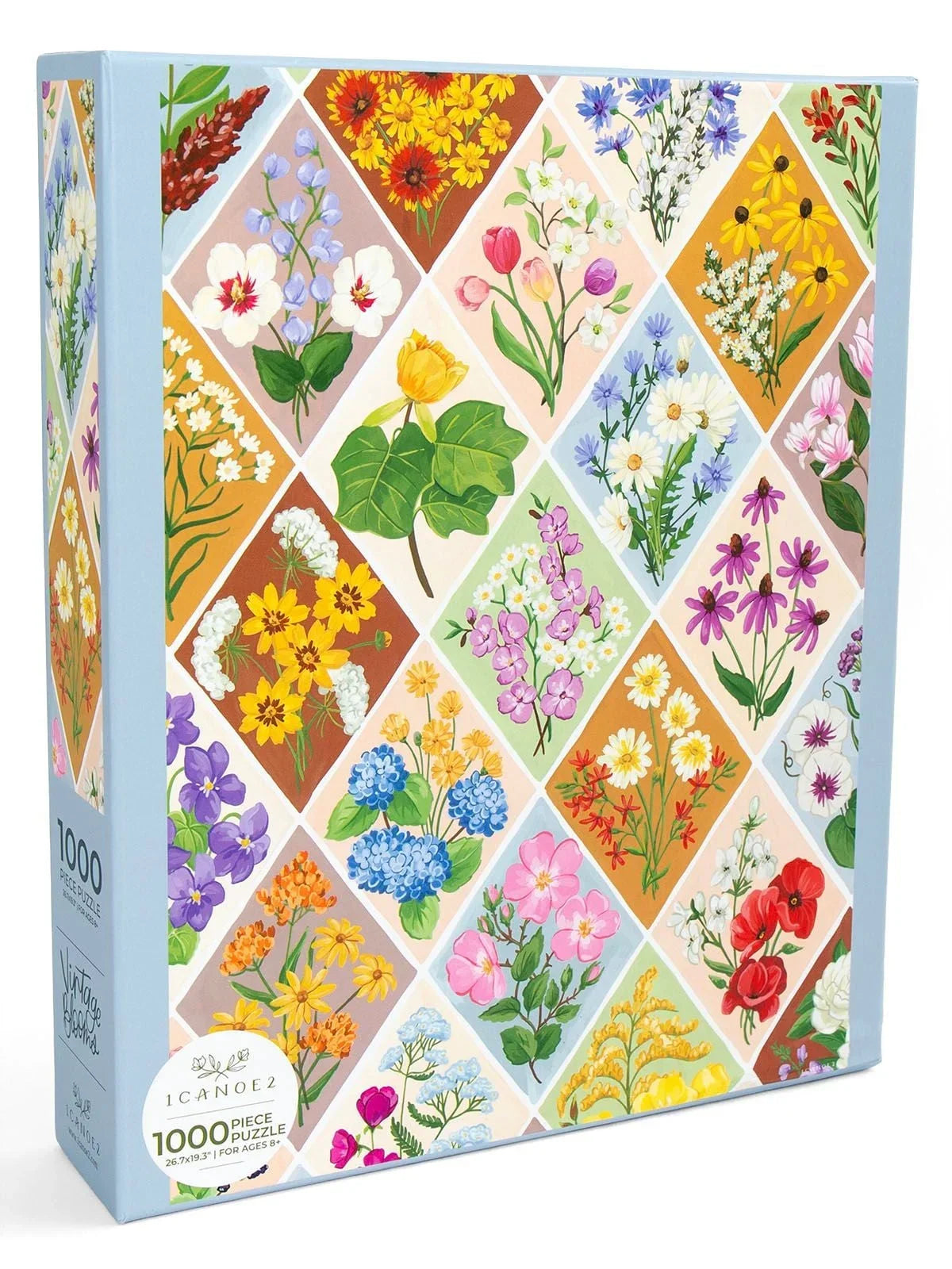 Vintage Blooms Puzzle | 1000 Pieces