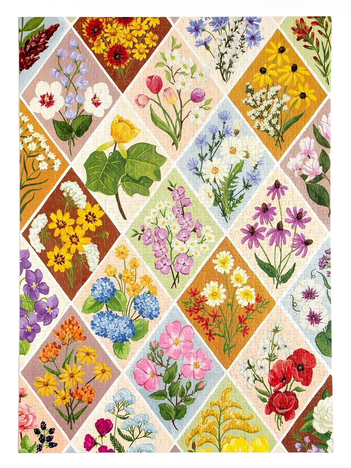 Vintage Blooms Puzzle | 1000 Pieces