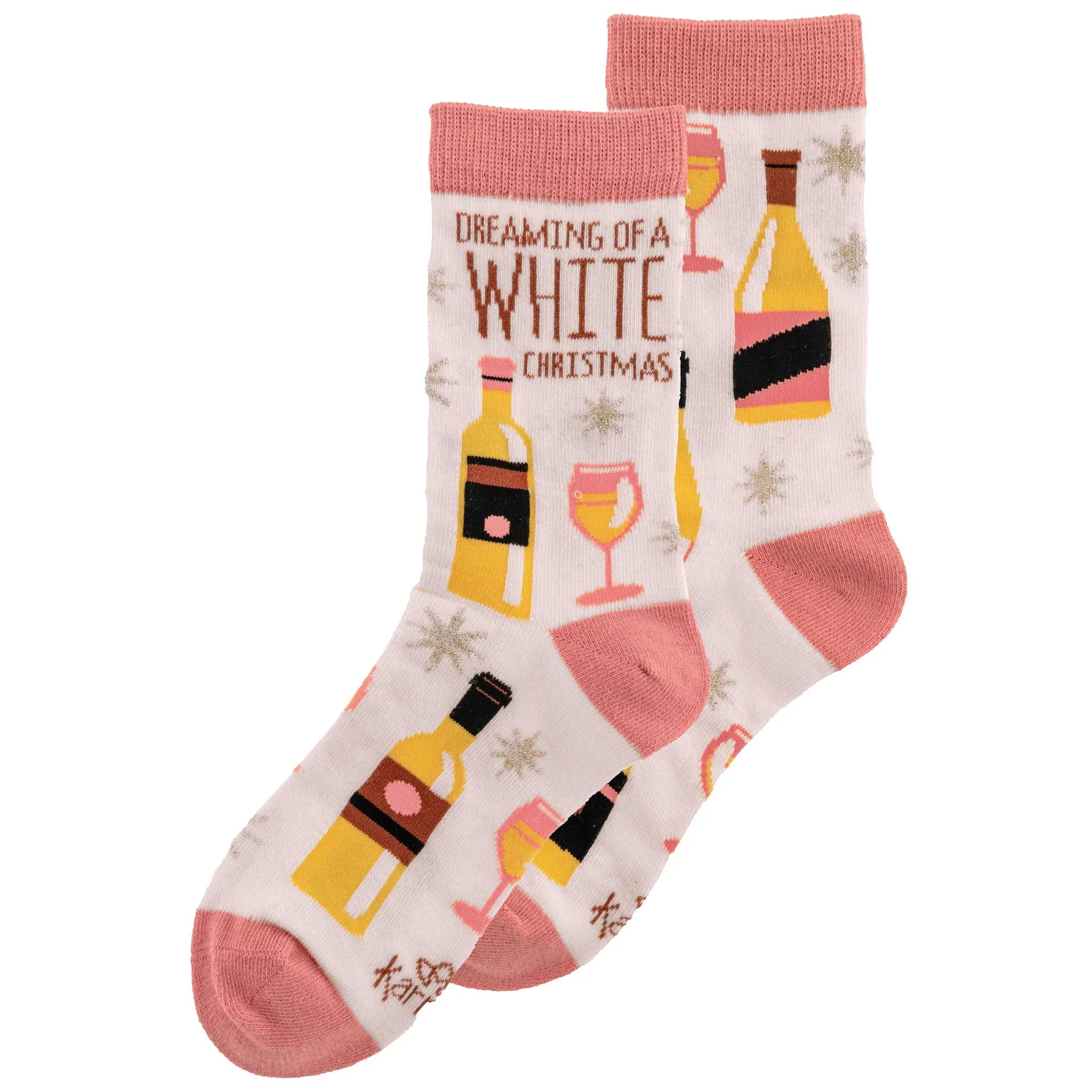 Sips & Stockings Crew Socks