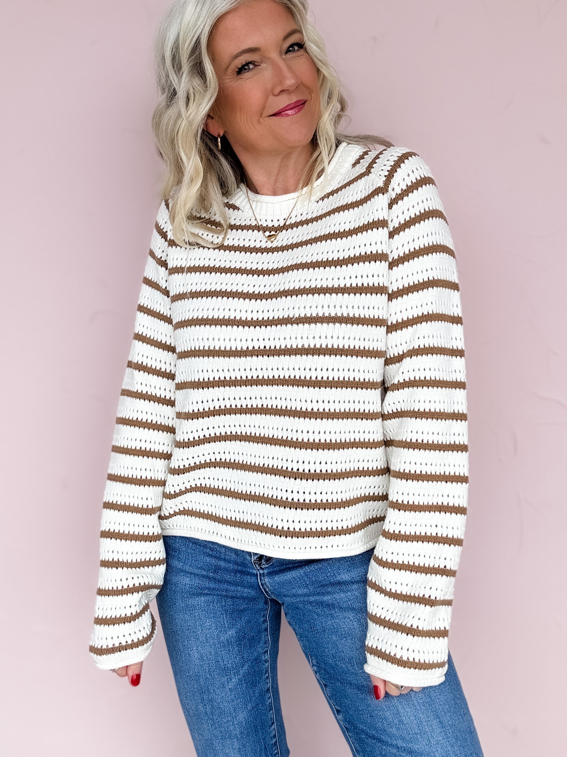 Serene Stripes Sweater