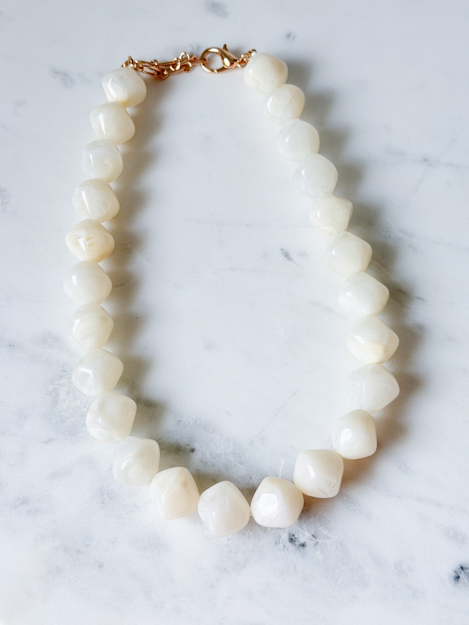 Ivory Dreams Beaded Necklace