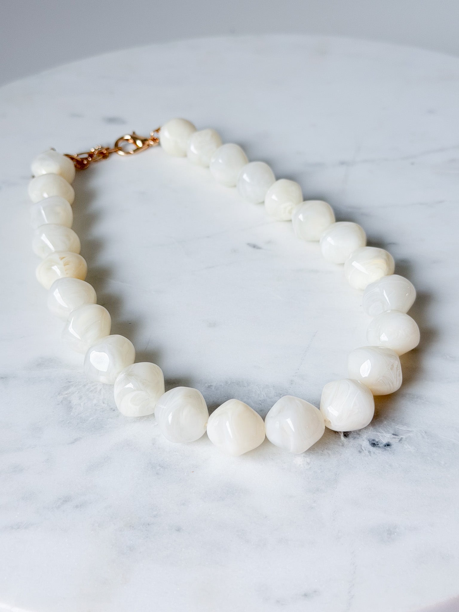 Ivory Dreams Beaded Necklace