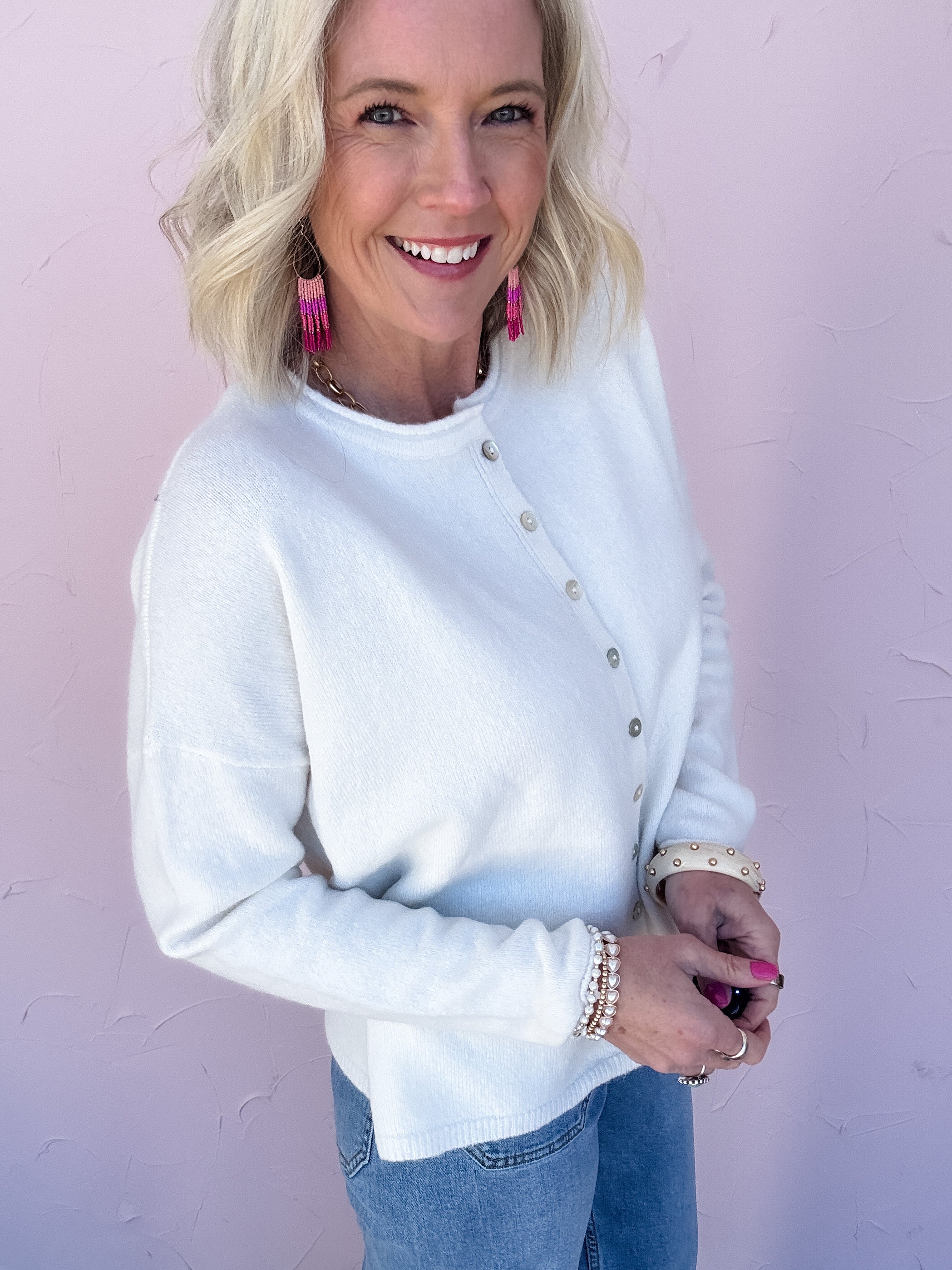 Simple Joy Button Cardigan