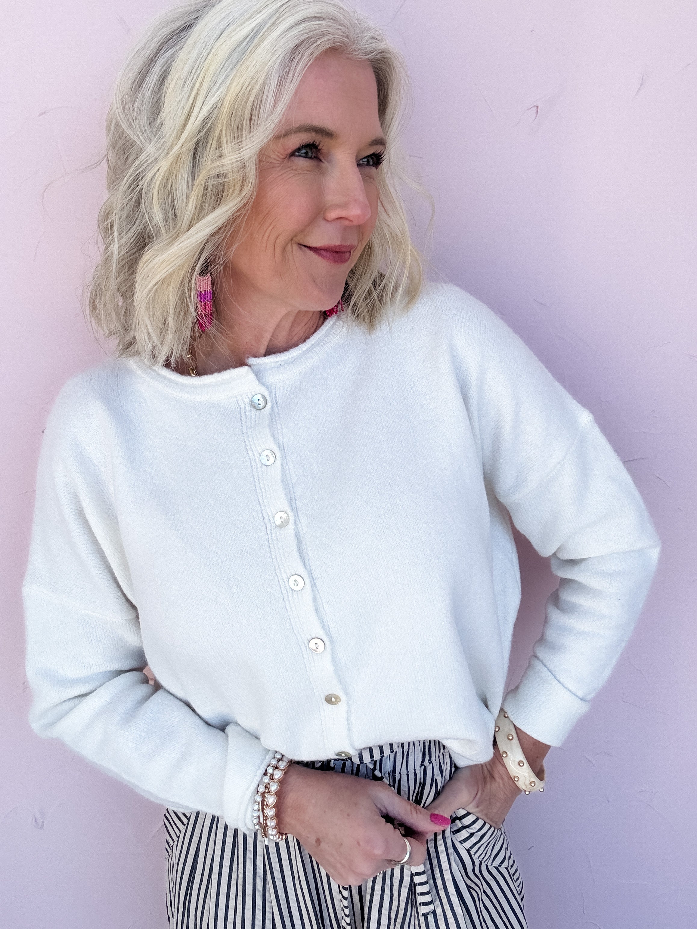 Simple Joy Button Cardigan