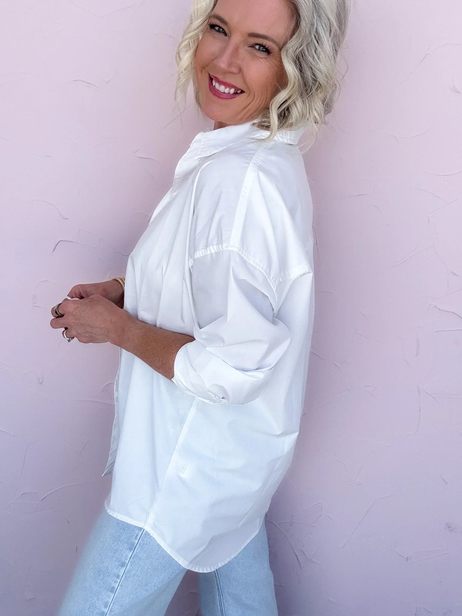 Polished Ease Button Down