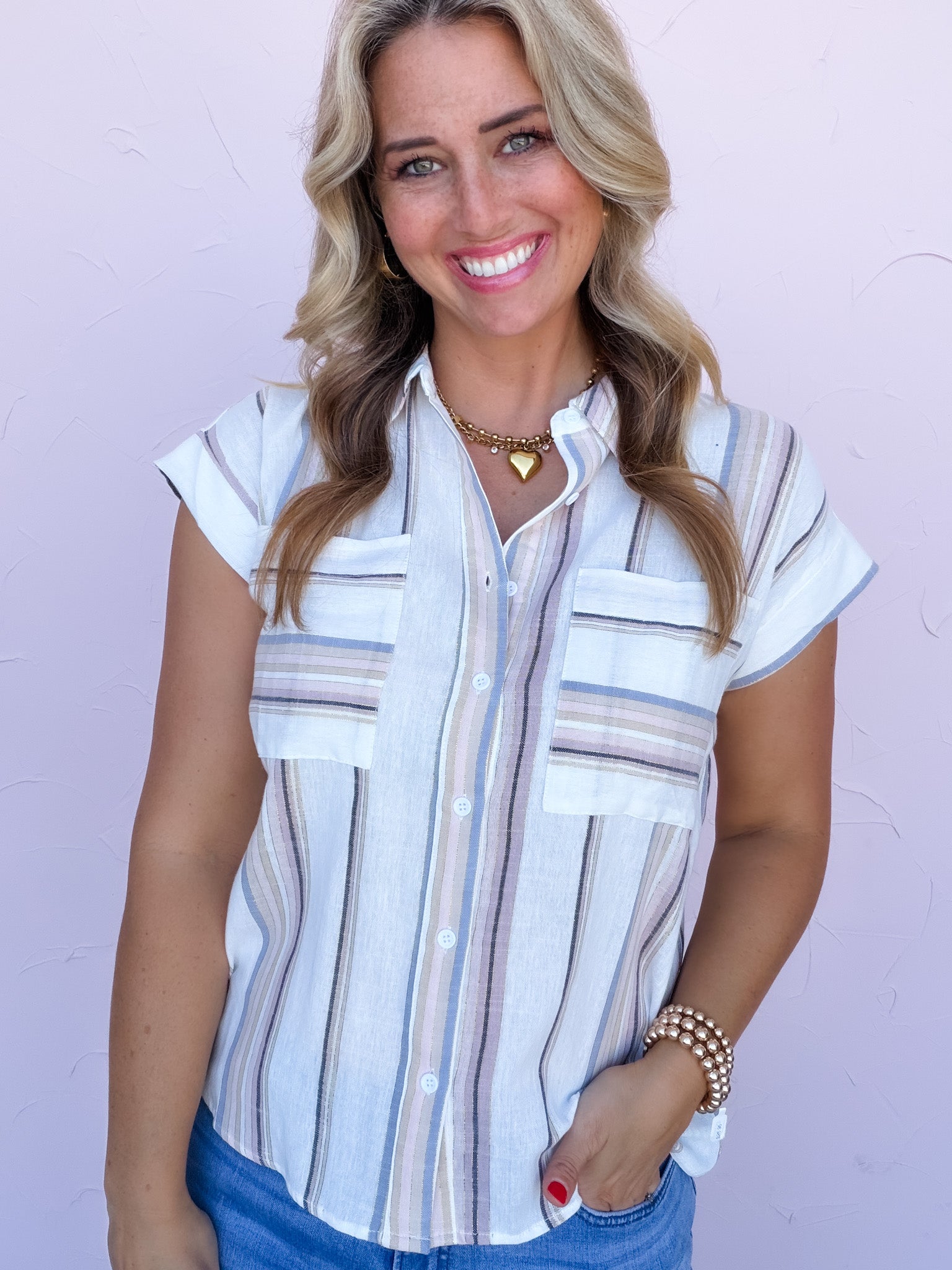 Driftway Stripe Top