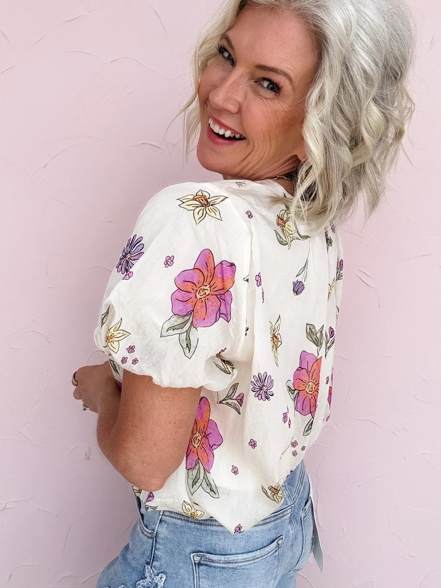 Freehand Petals Top