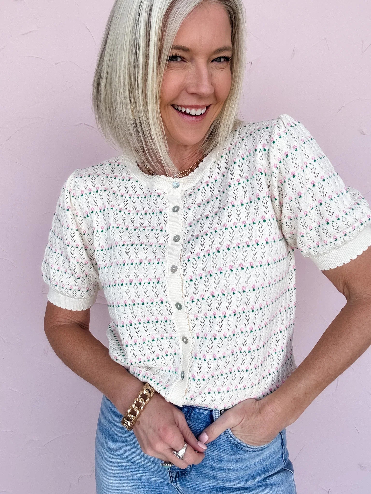 Dainty Days Cardigan Top - 30% Off
