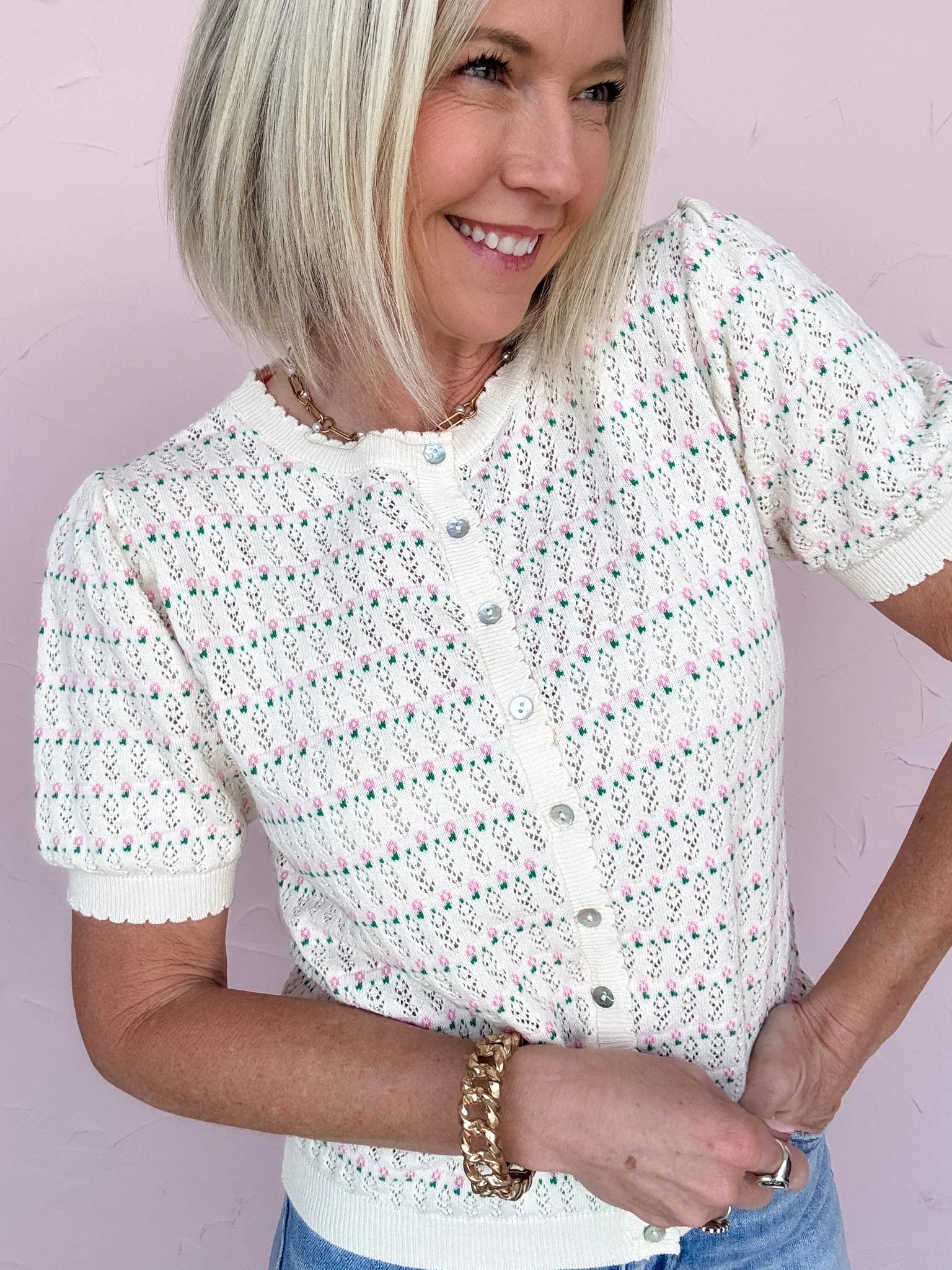 Dainty Days Cardigan Top - 30% Off