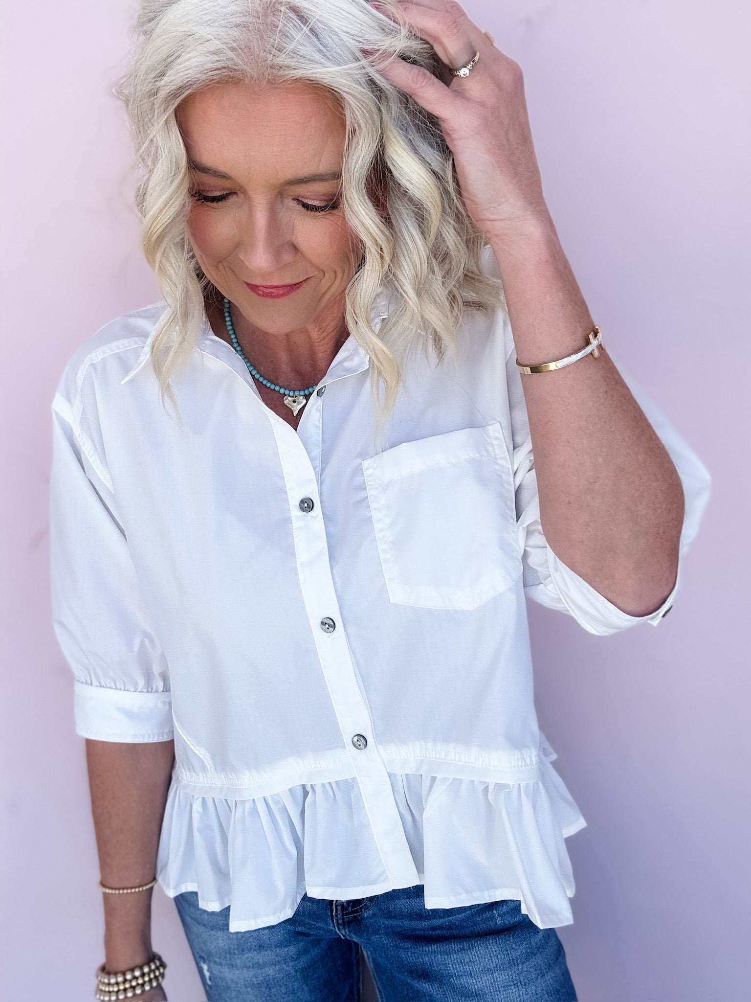 Everyday Poise Peplum Top