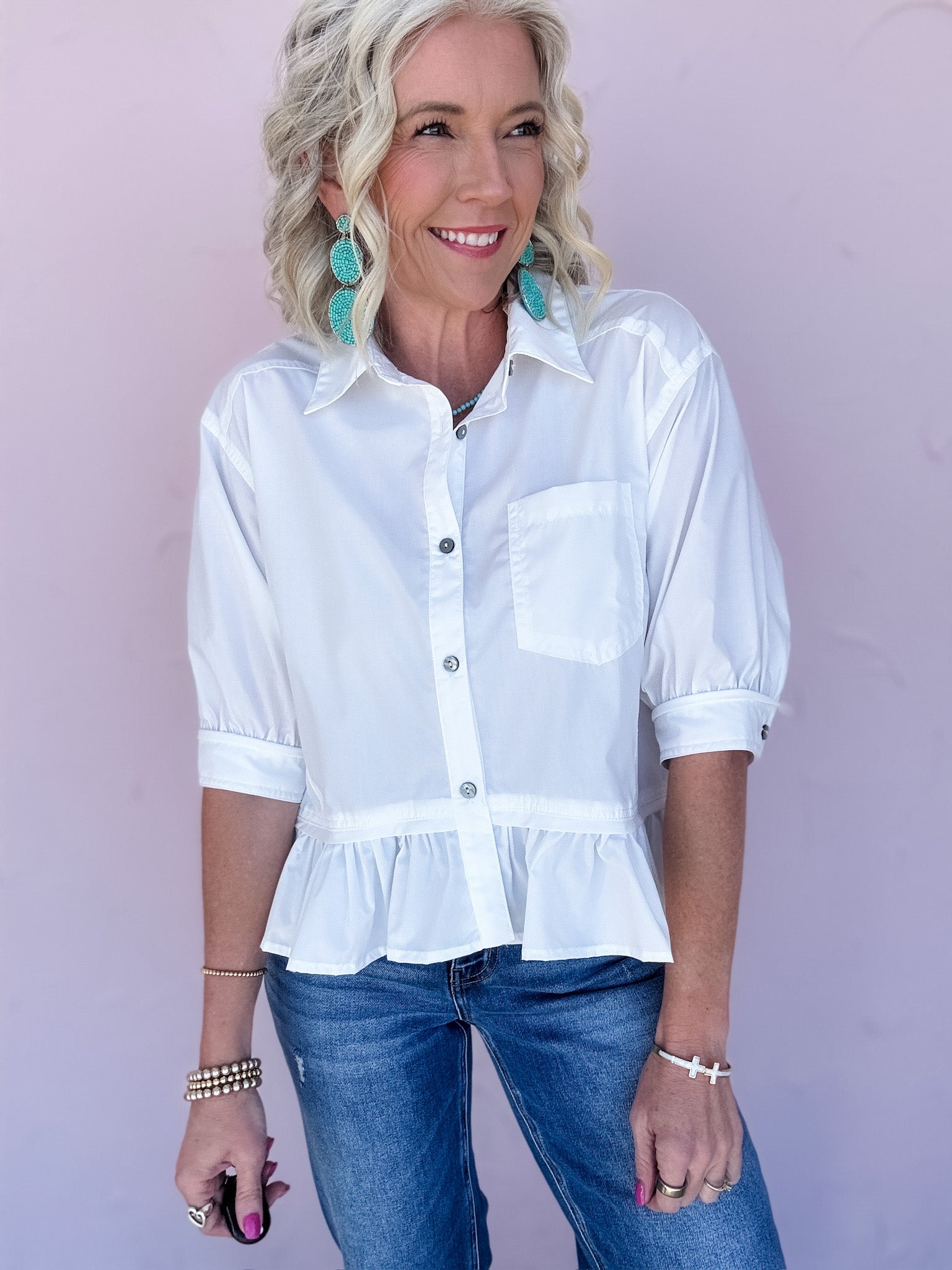 Everyday Poise Peplum Top