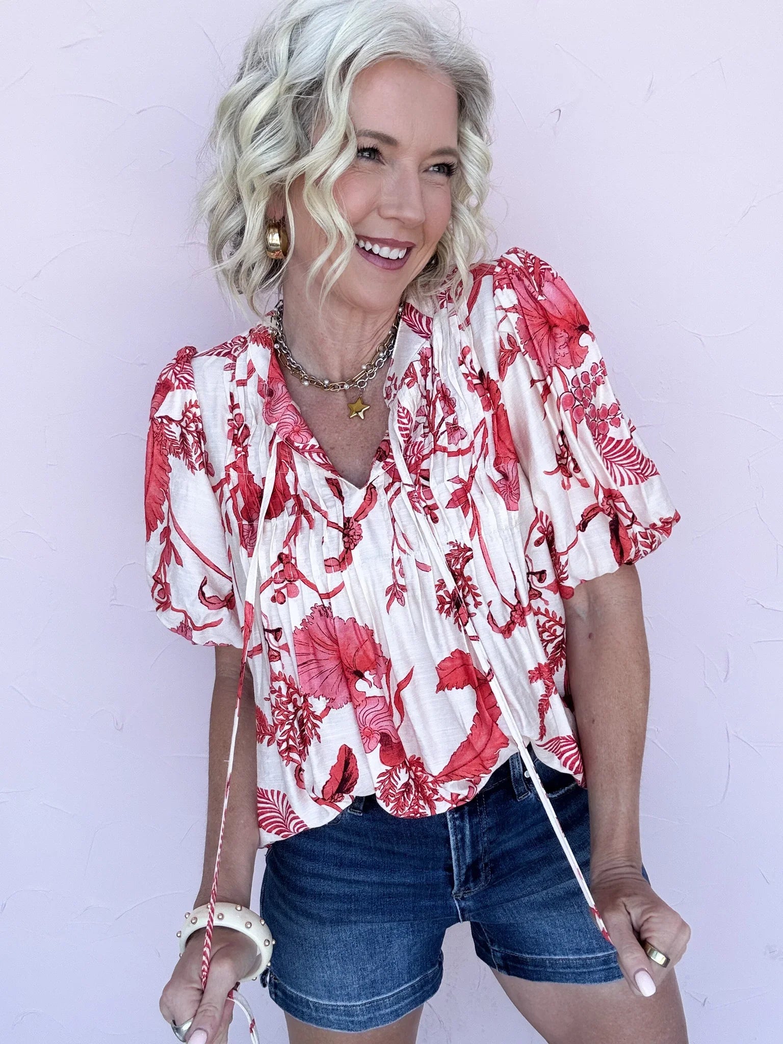 Palmetto Petal Top