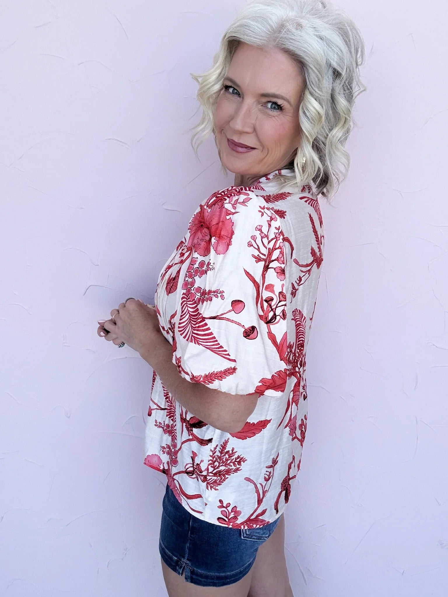 Palmetto Petal Top