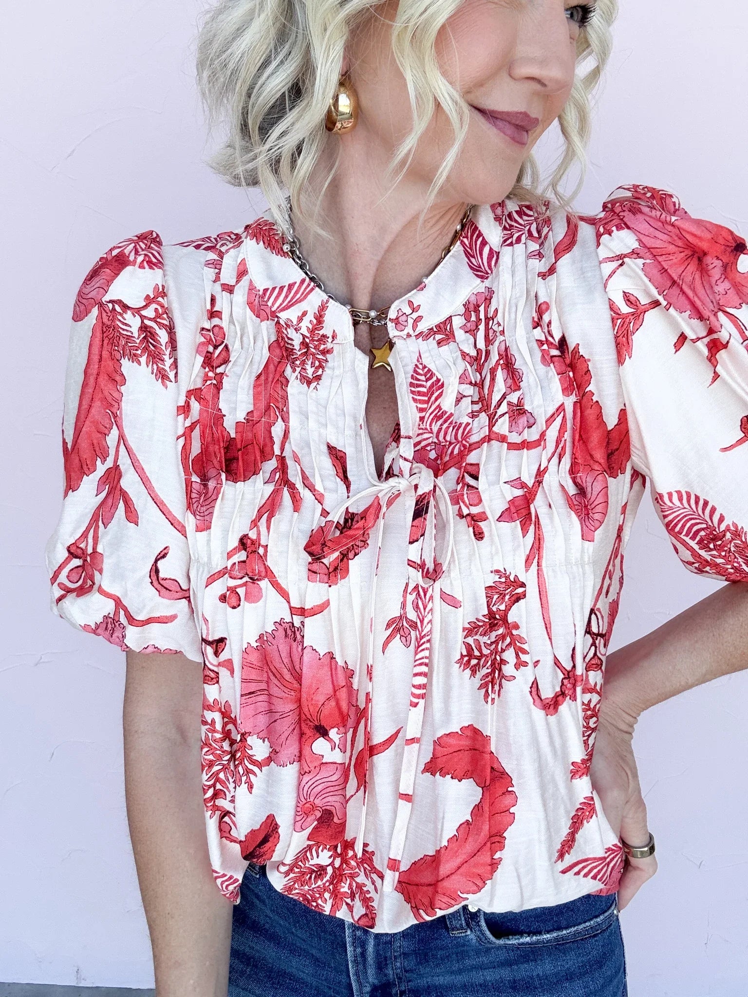 Palmetto Petal Top