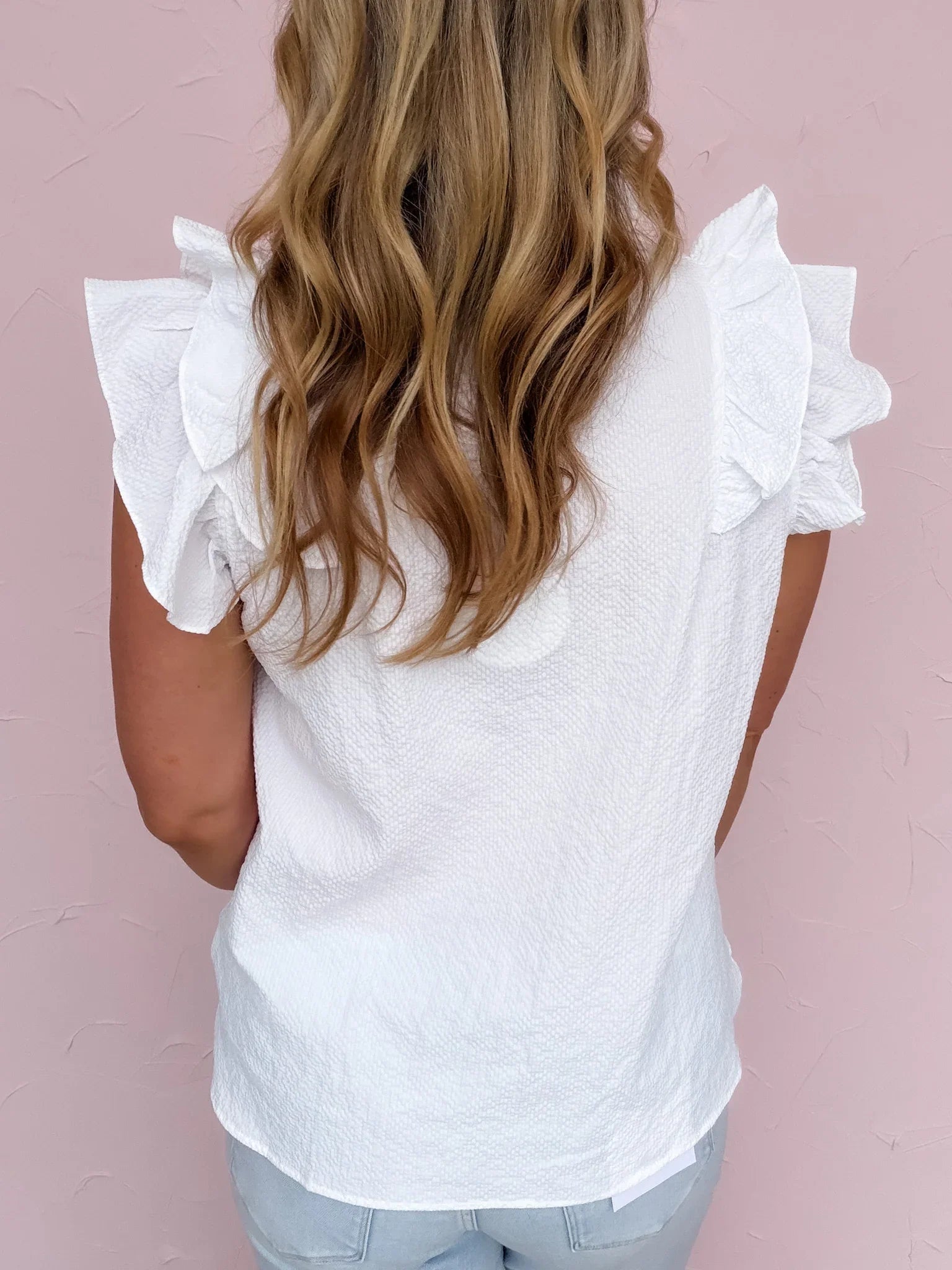 Sunday Best Ruffle Top